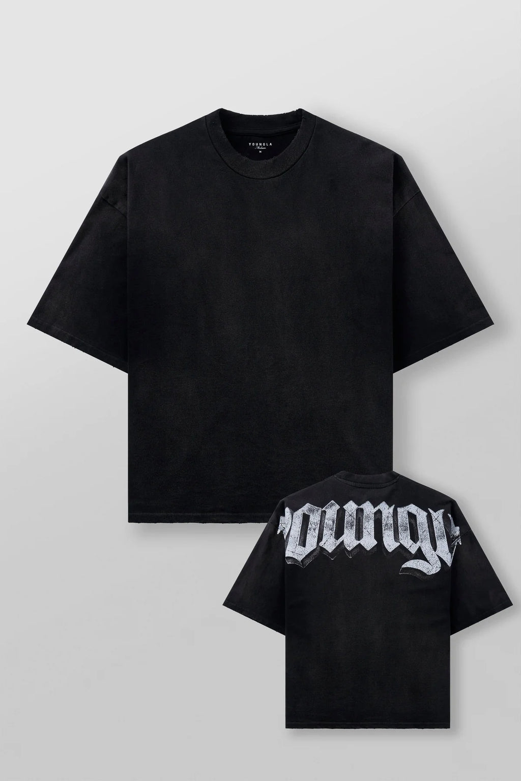 YoungLA Huge Tees Black Wash