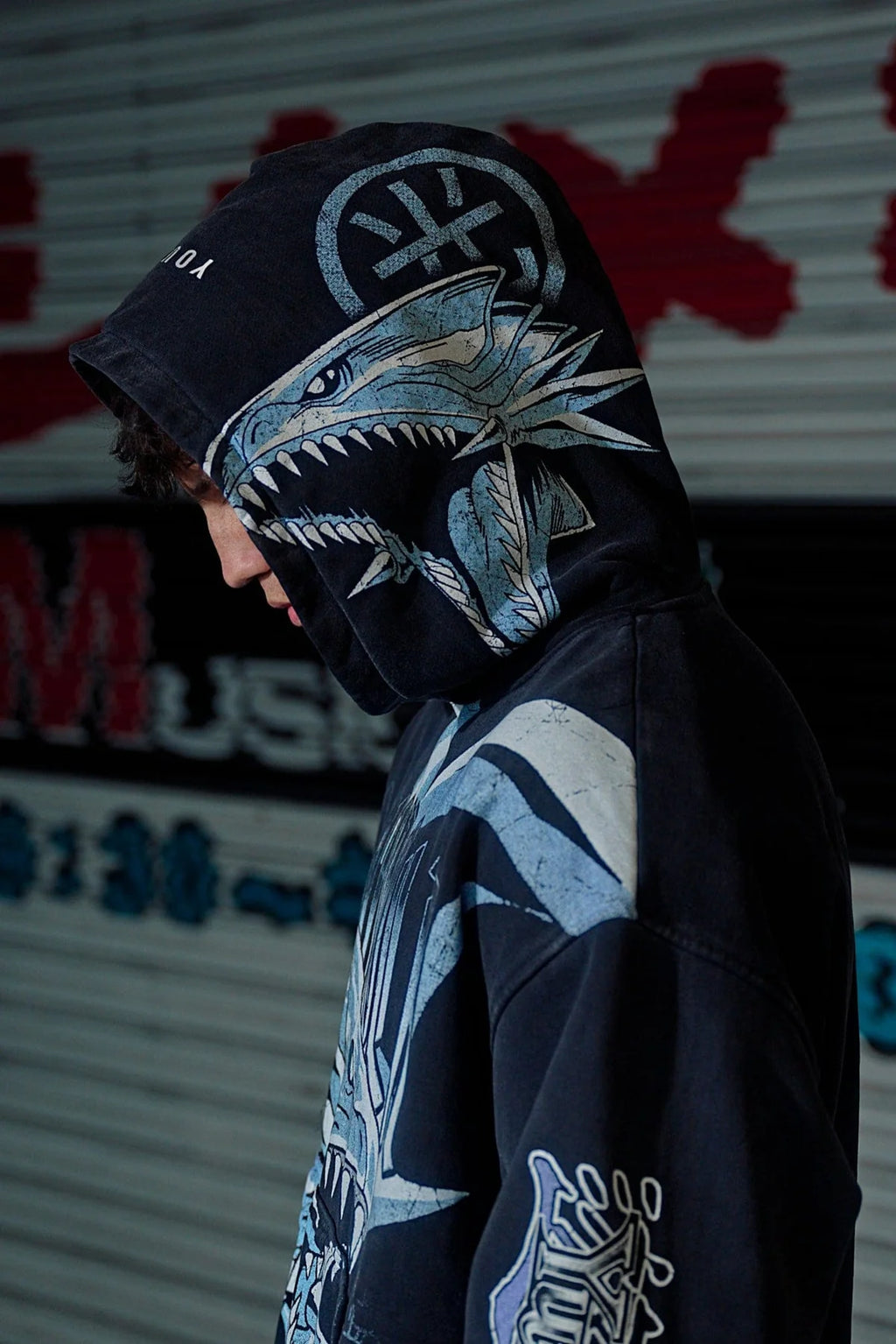 Young LA Yu-Gi-Oh! Hoodie “Kaiba”s Blue Eyes”