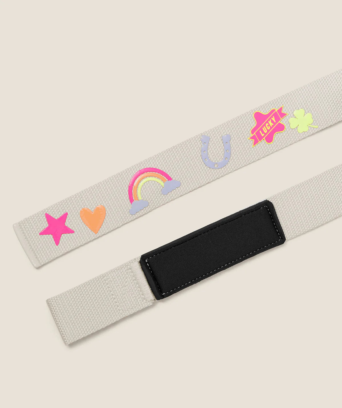 Gymshark Lucky Graphic Silicone Lifting Straps One Size