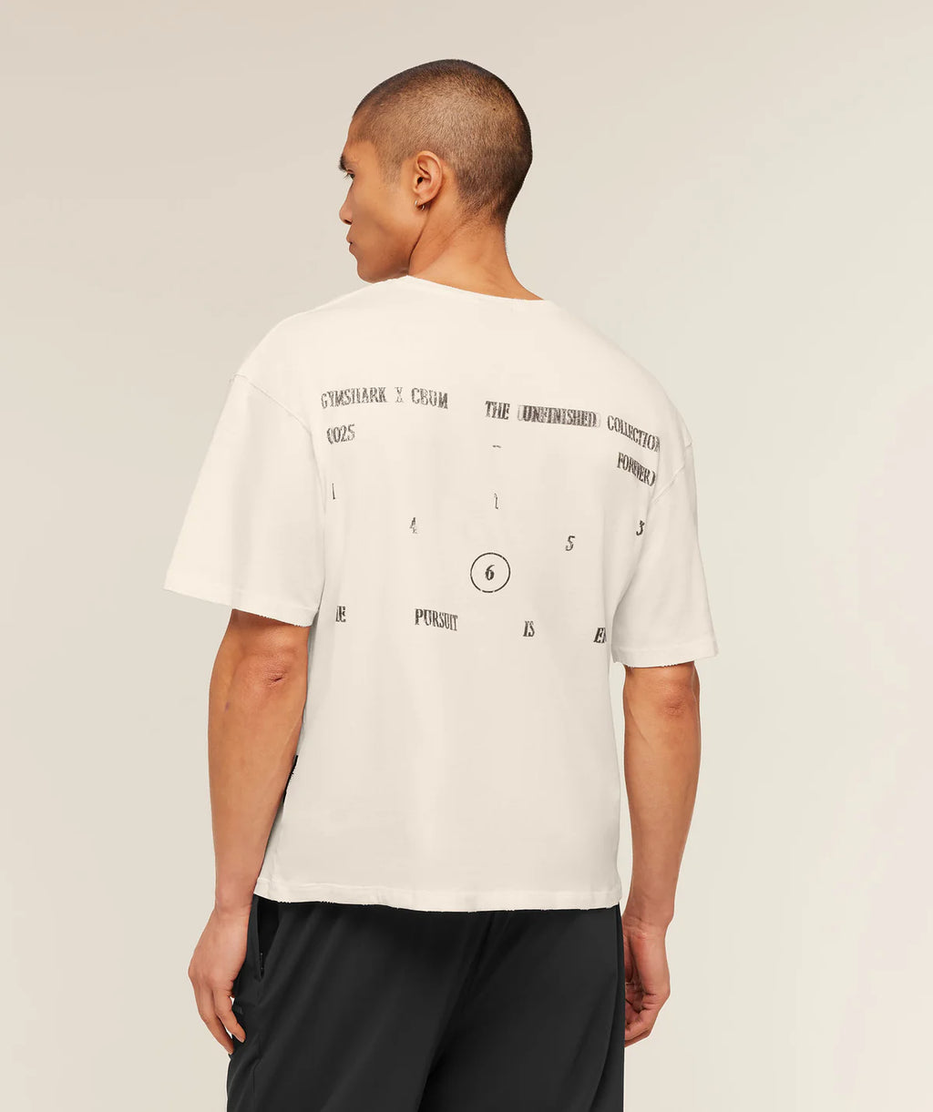 Gymshark x CBUM T-shirt Soft White
