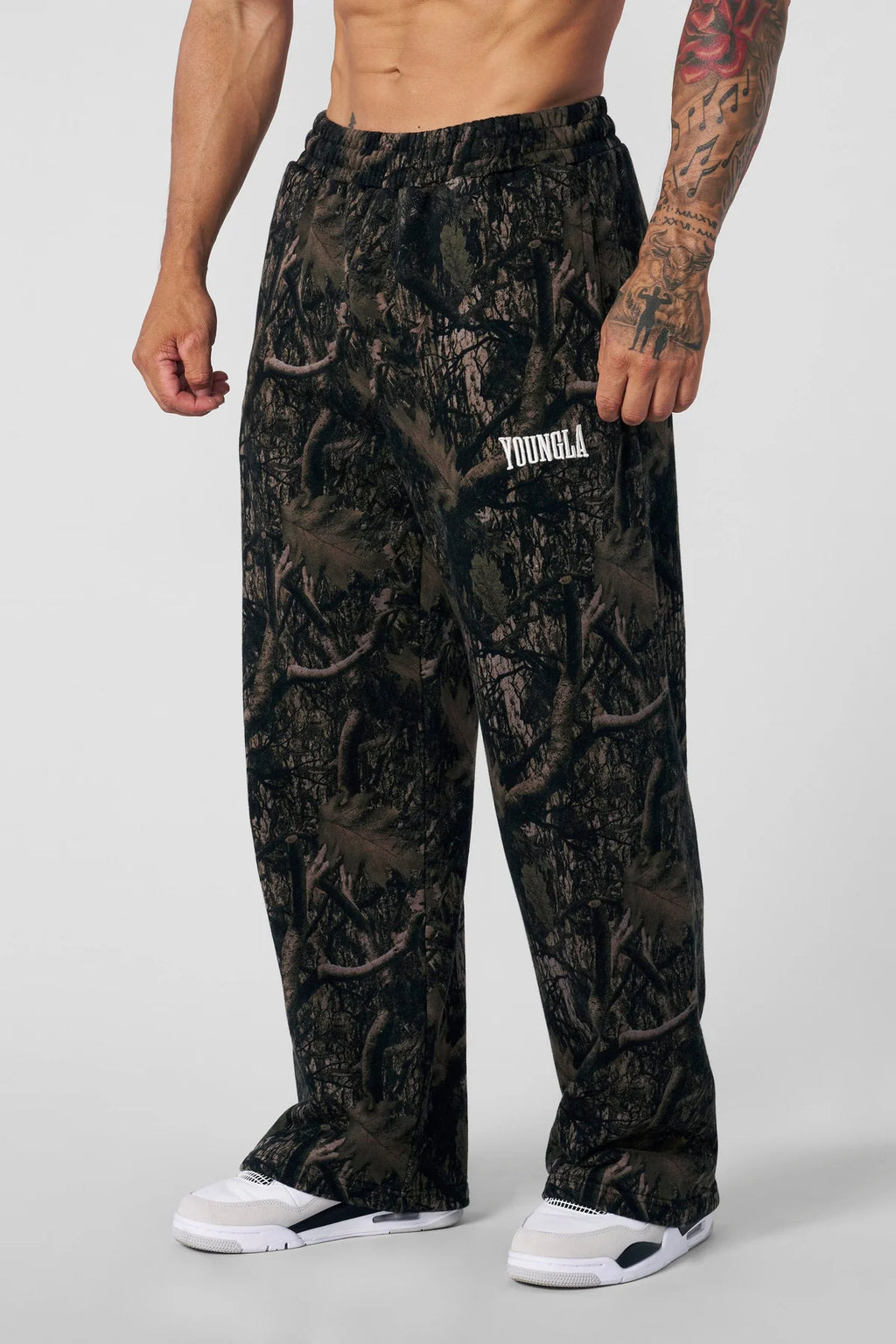 Tree Camo Baggy Sweats Dark Tree Camo