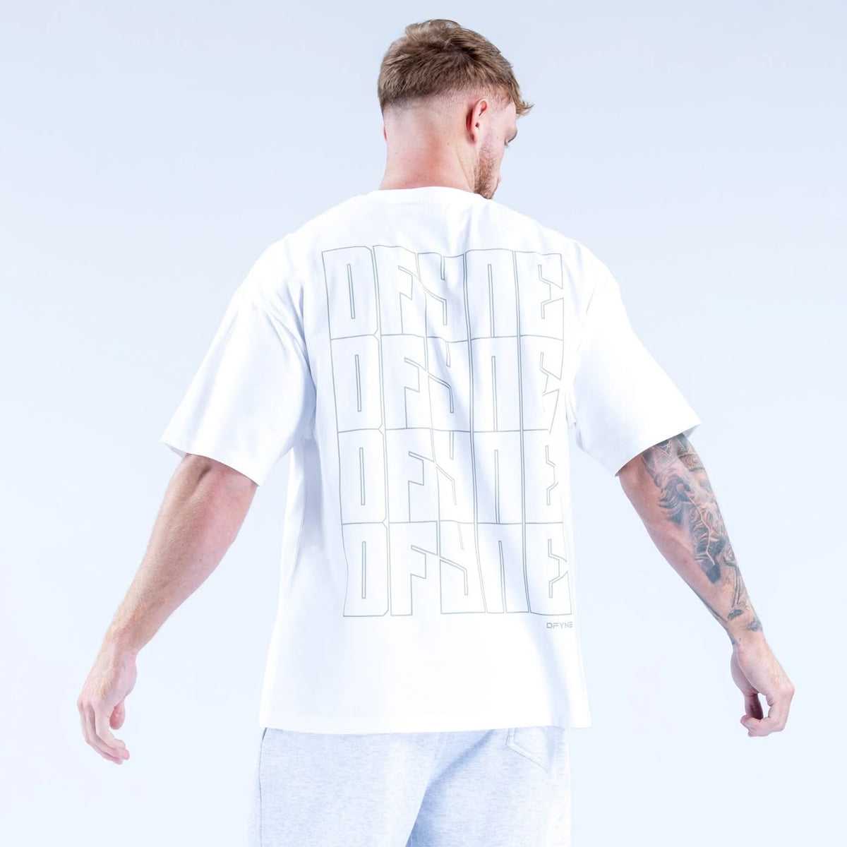 DFYNE Recharge Graphic T-Shirt White