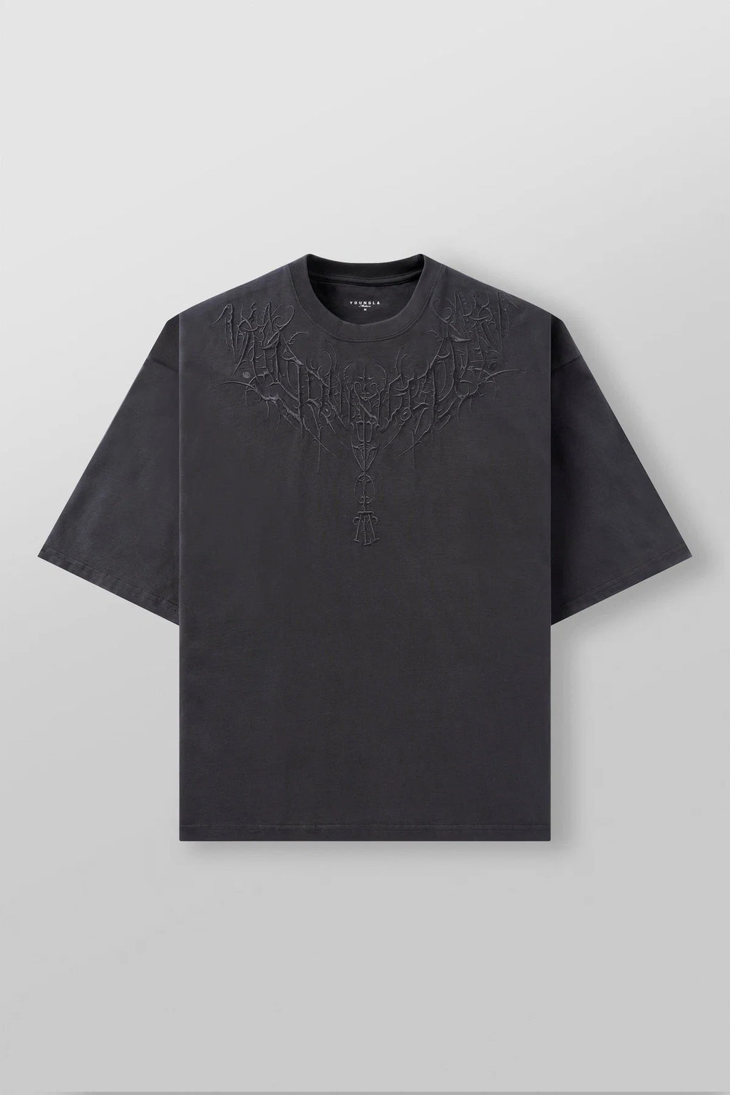 YoungLA Dark Wave Tees Charcoal Wash