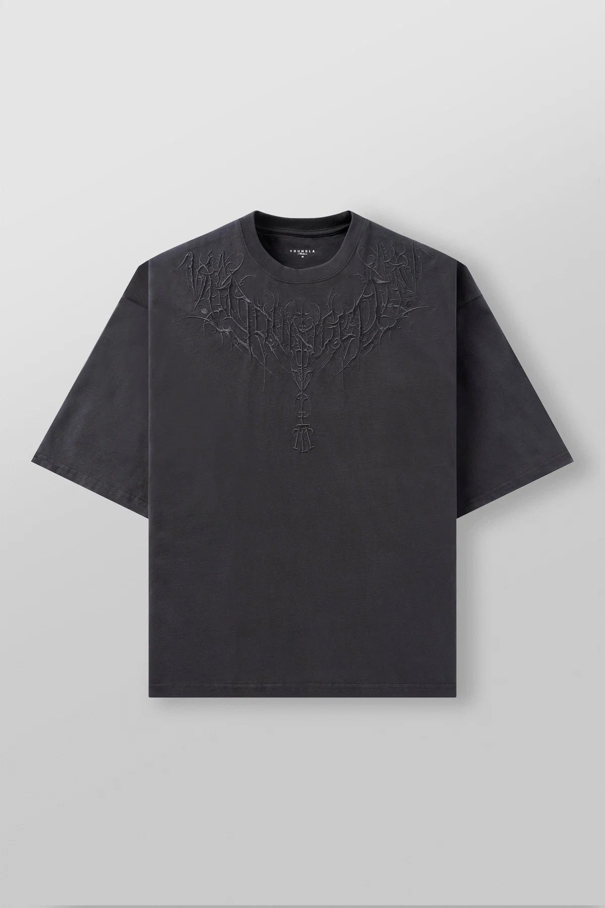 YoungLA Dark Wave Tees Charcoal Wash