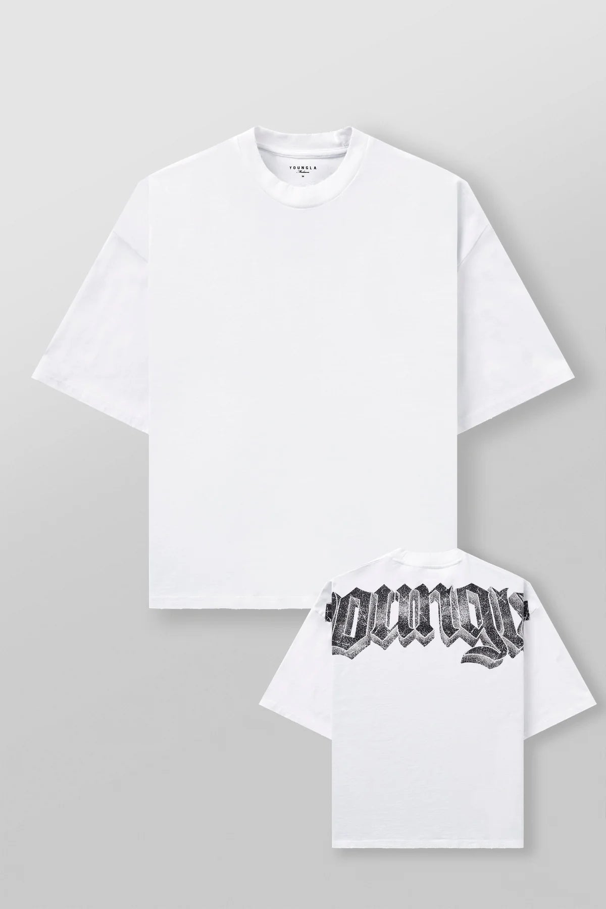 YoungLA Huge Tees White