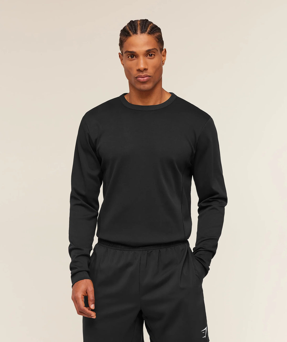 Gymshark Off Duty Long Sleeve T-Shirt Black
