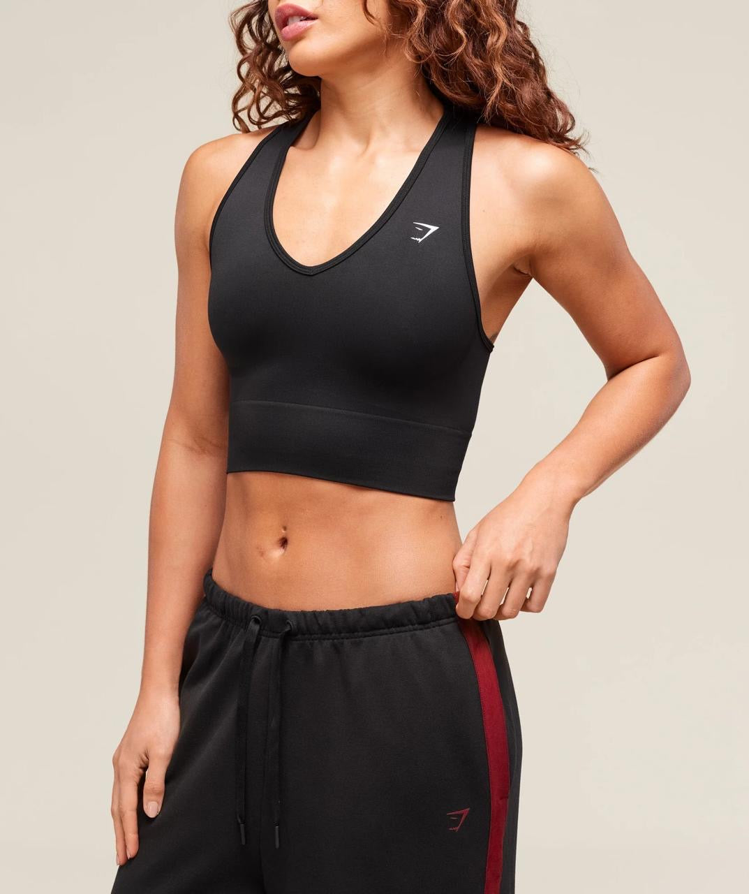 Gymshark Everyday Seamless Crop Tank Black