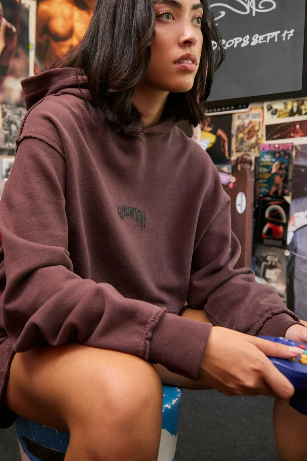 YoungLA Rebel hoodie Purple