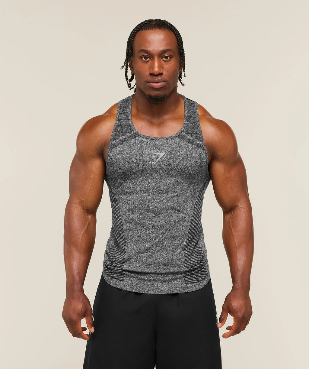Gymshark Devant Seamless Tank Black