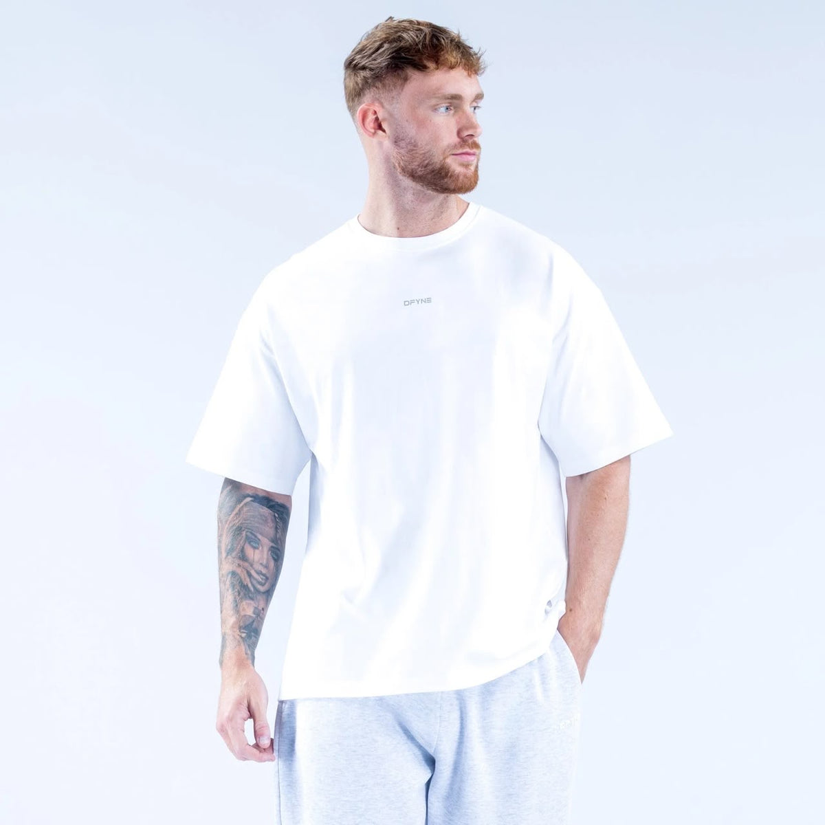 DFYNE Recharge Graphic T-Shirt White