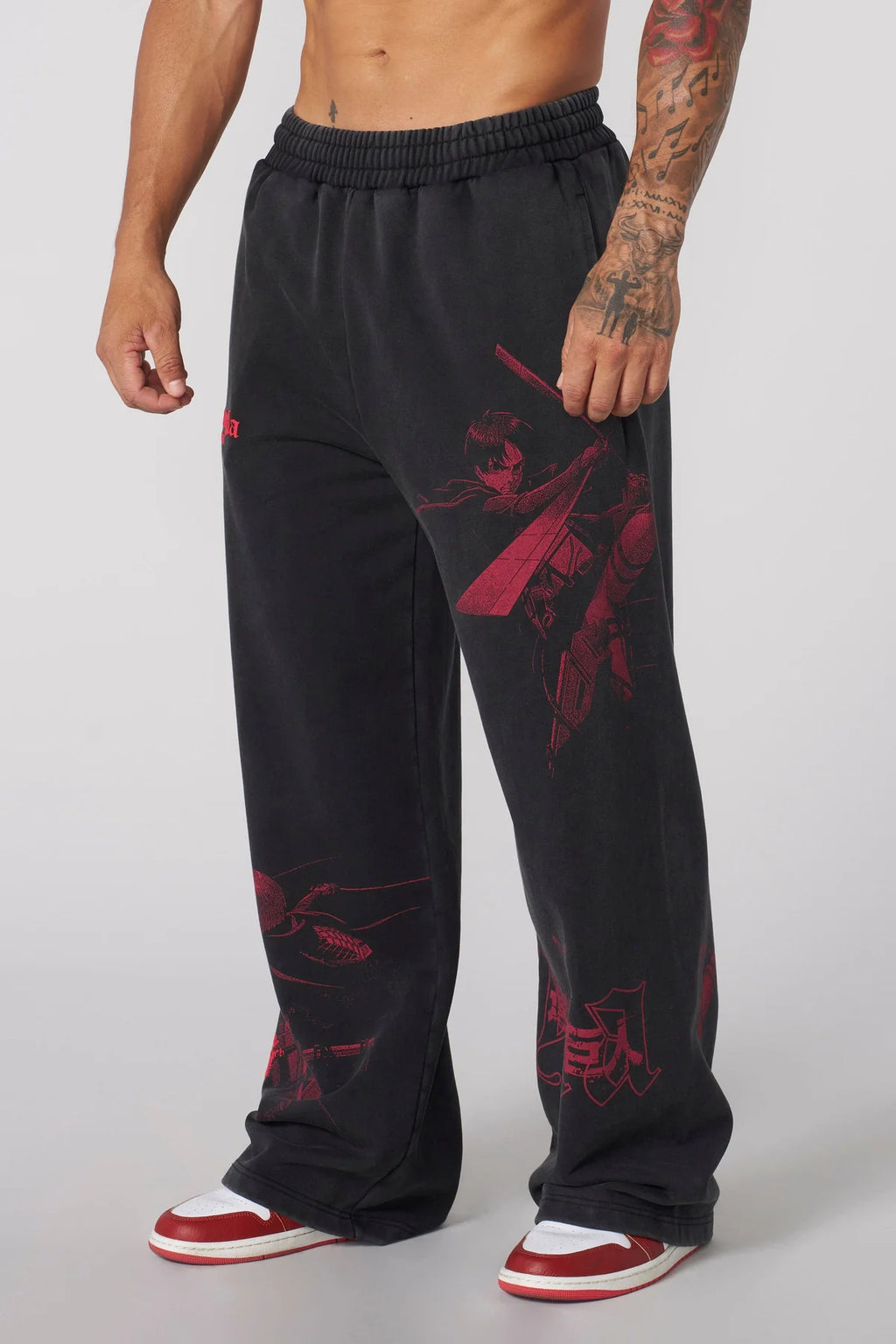 AOT x YLA Baggy Joggers “The Hunters”