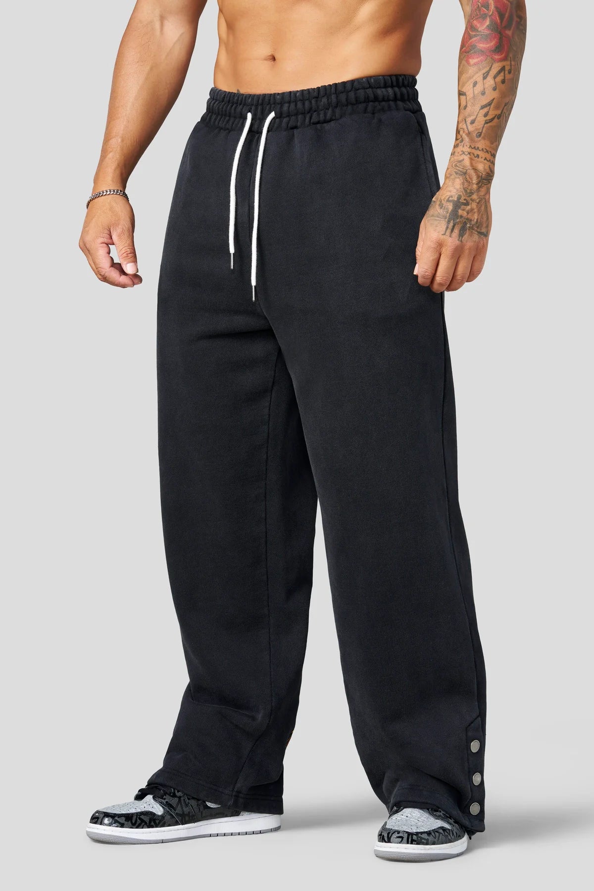 YoungLA Dragon Sweats Black Wash