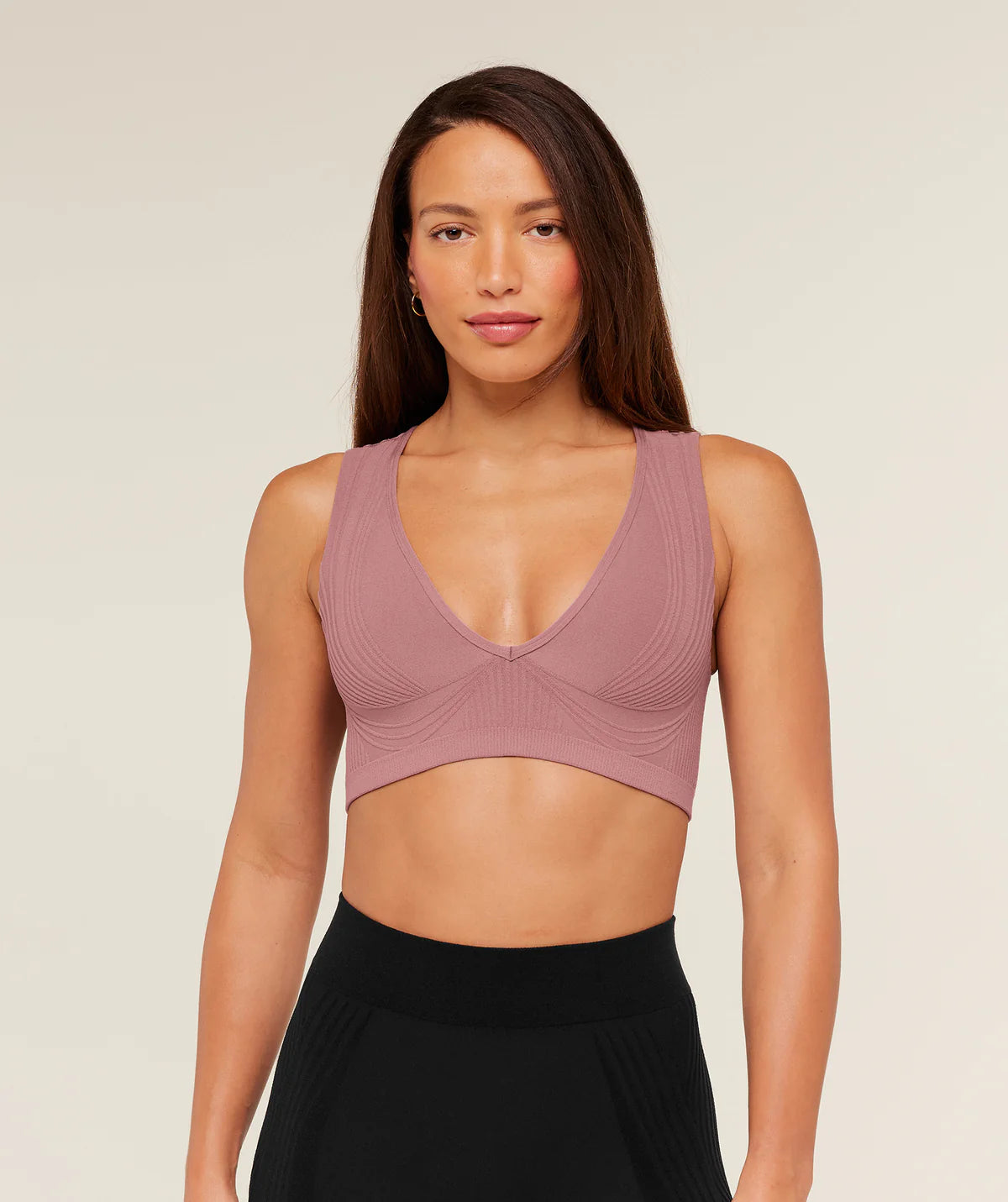 Gymshark Luxe Light Support Sports Bra Calm Pink