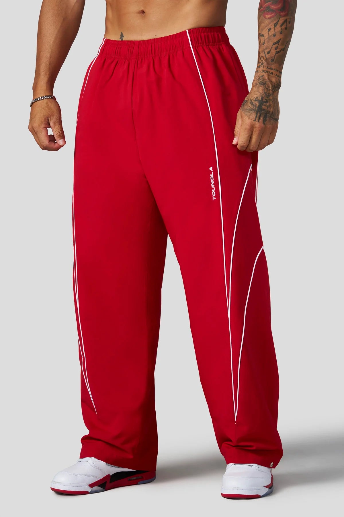 Young LA Arc Sports Pants Red