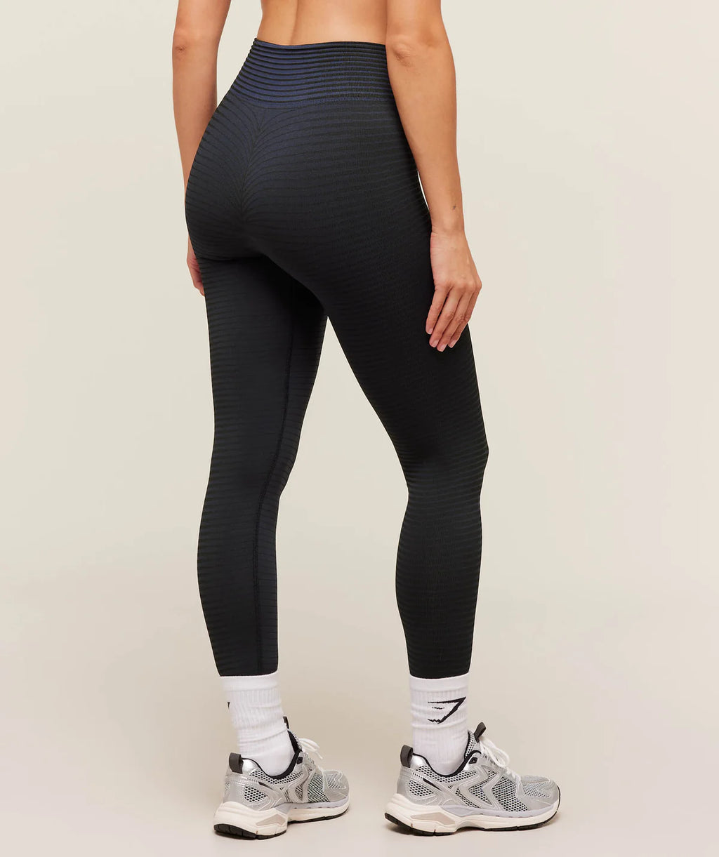 Gymshark Sports Seamless Leggings Heavy Blue/Black