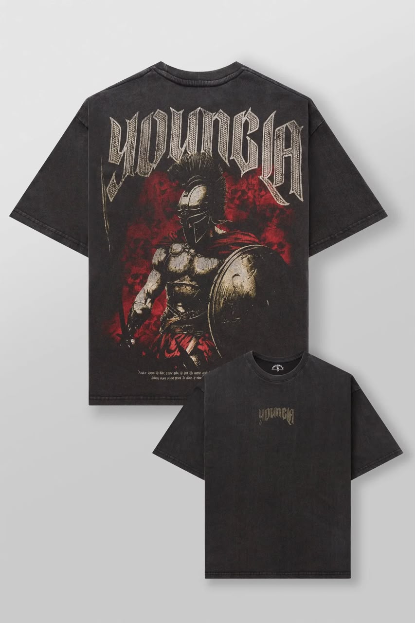 YLA x Axel - Spartan Tees Black/Red