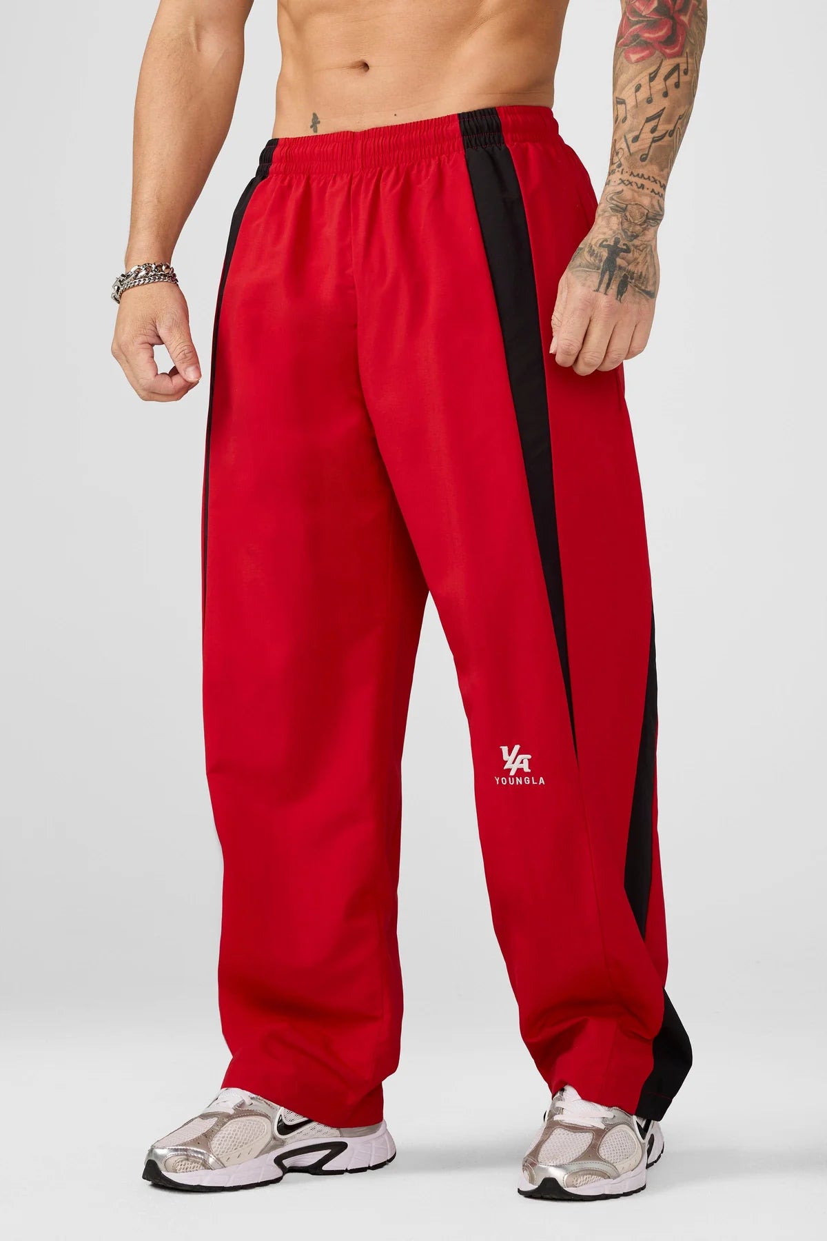Young LA Fight Week Tracksuit Pants Red/Black