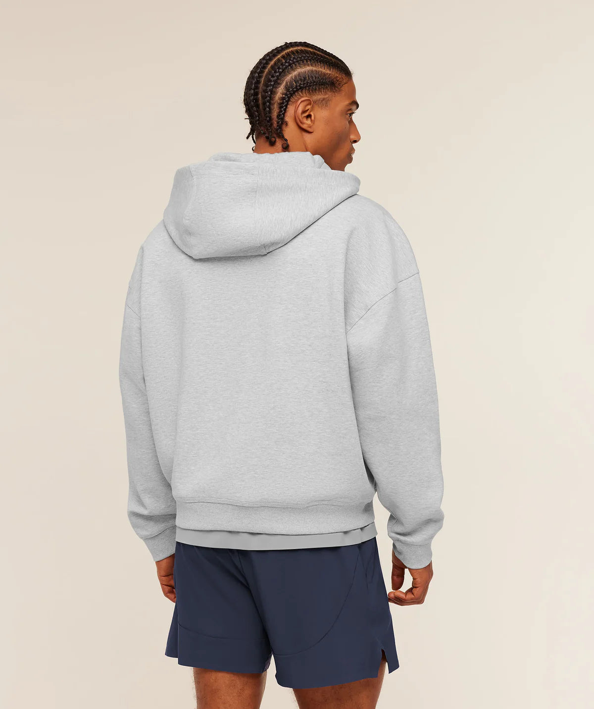 Gymshark Evolve Lightweight Zip Through Hoodie Bros Soft Grey Mark