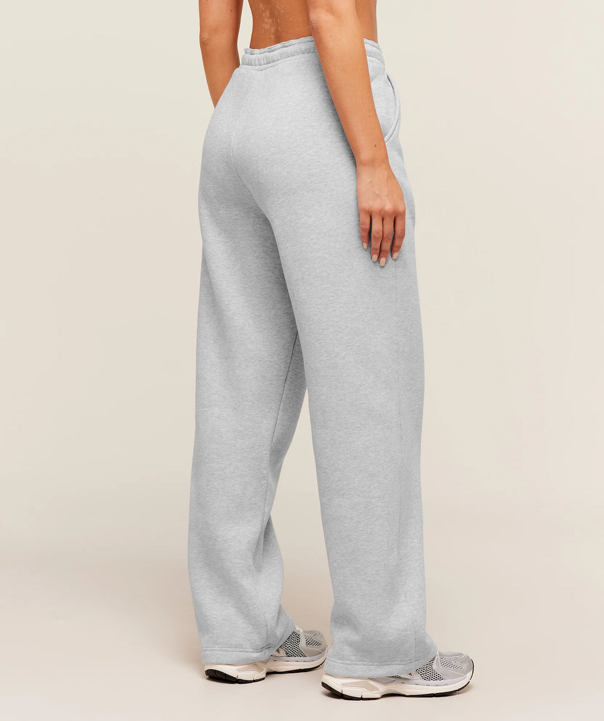 Gym Shark Cosy Luxe Straight Leg Regular Jogger Soft Grey Marl