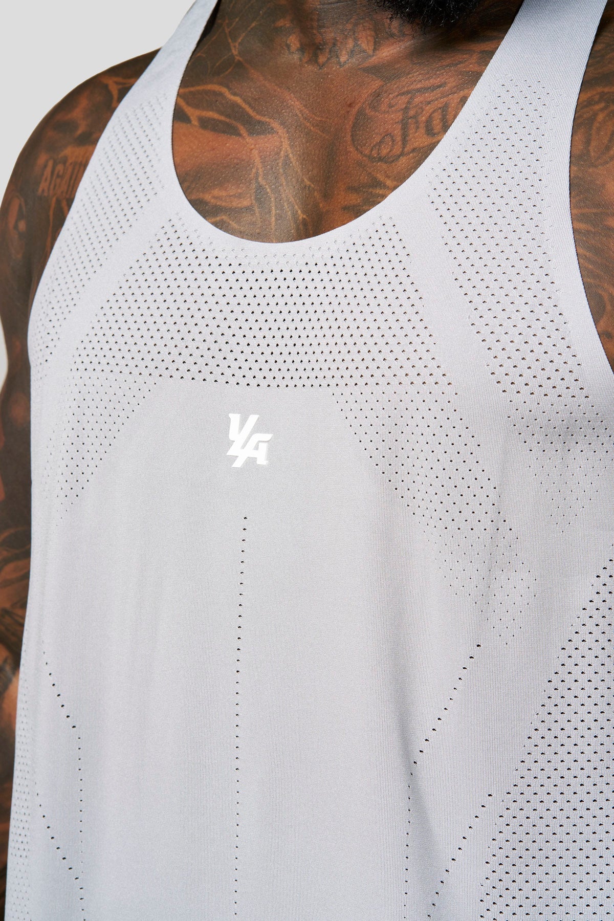 YoungLA Engineered Mesh Tanks White