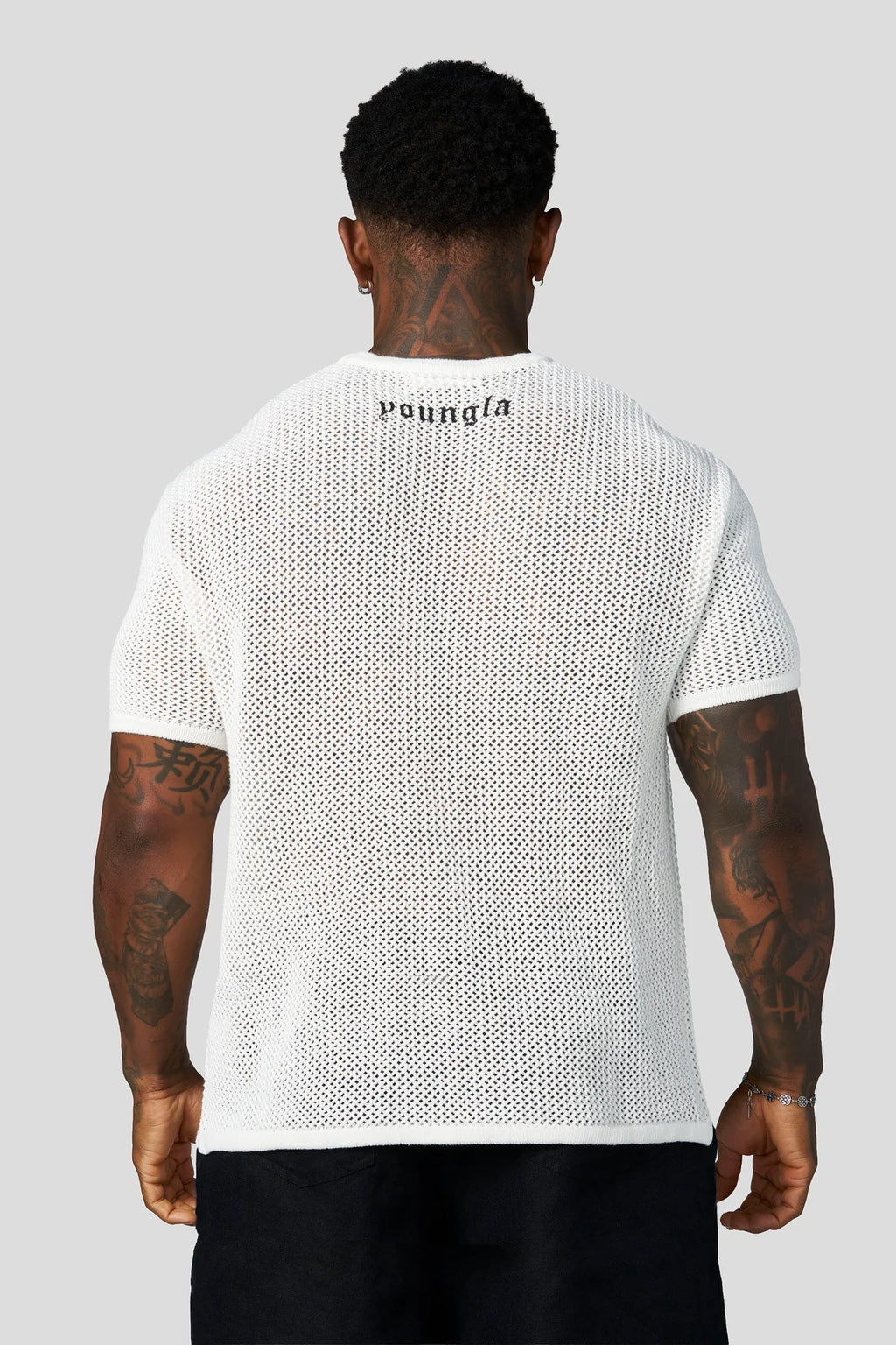 YoungLA Beach Club Knit Tee White