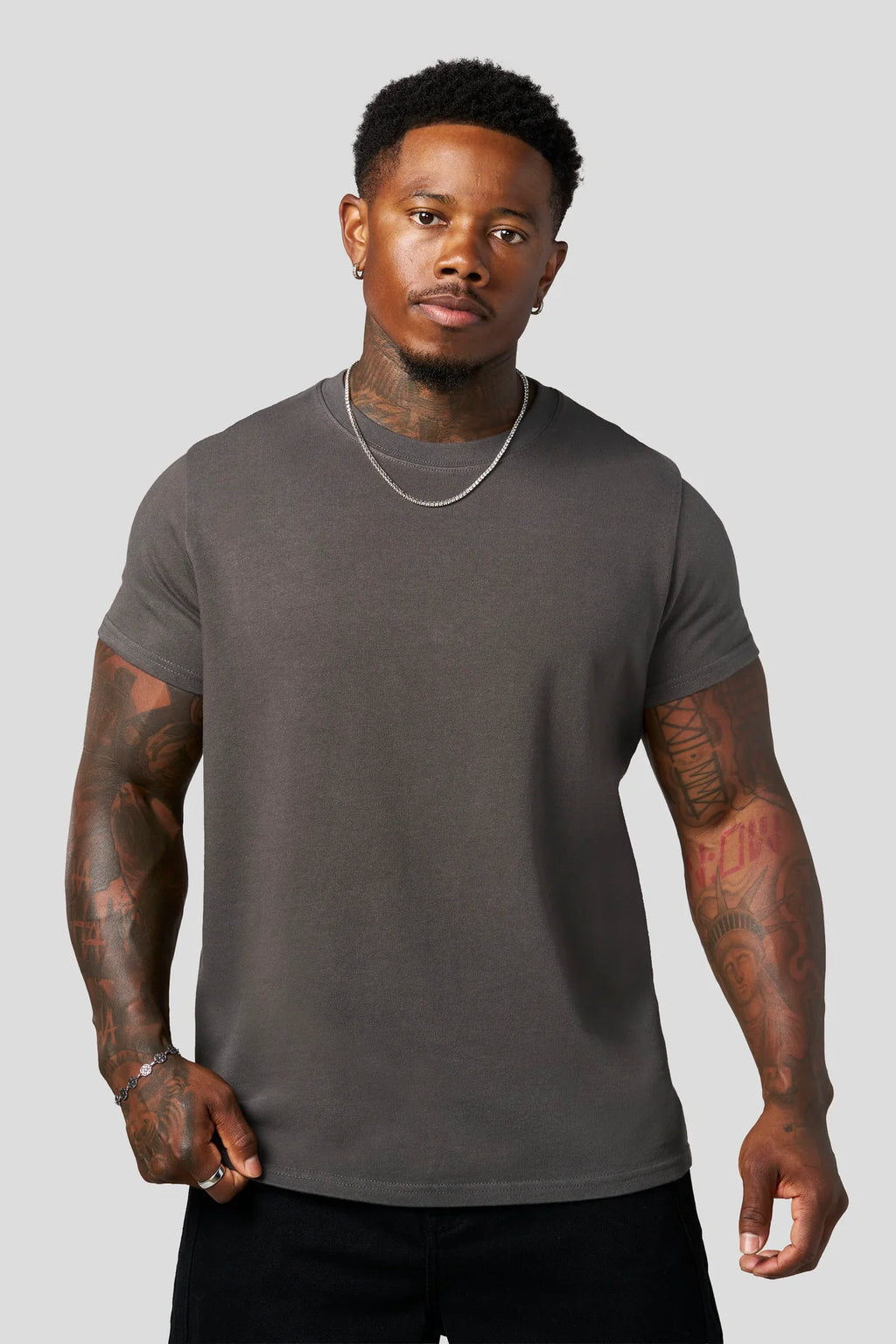 YoungLA Muscle Tees Charcoal