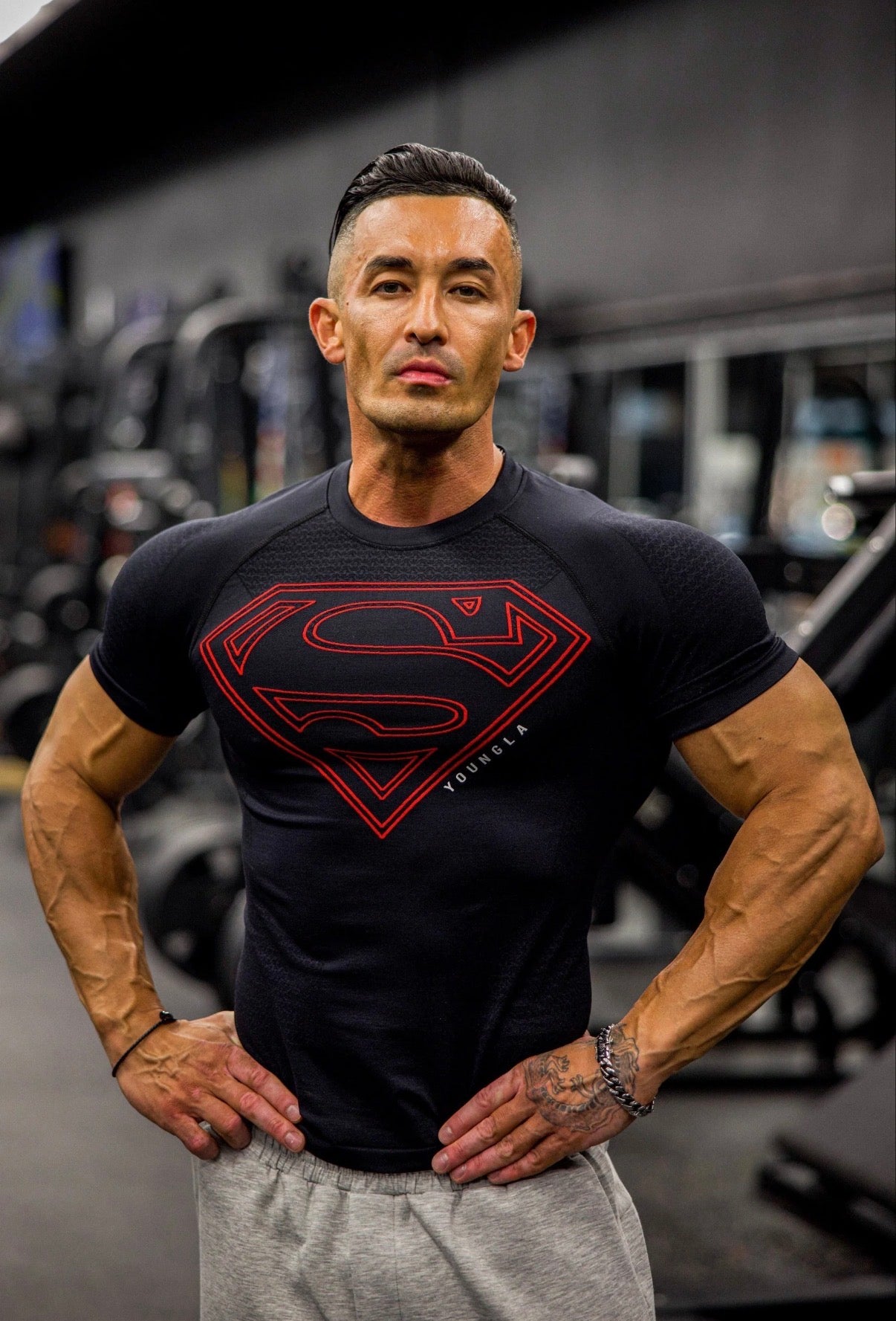 YoungLA Superman Compression Tees