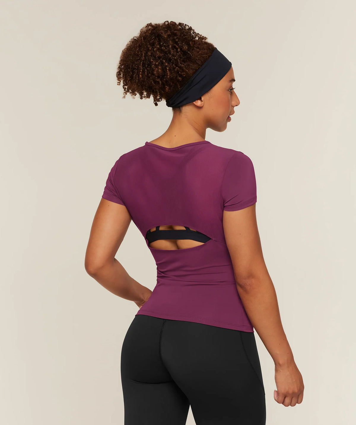 Gymshark Running Back Vent T-Shirt Strength Pink