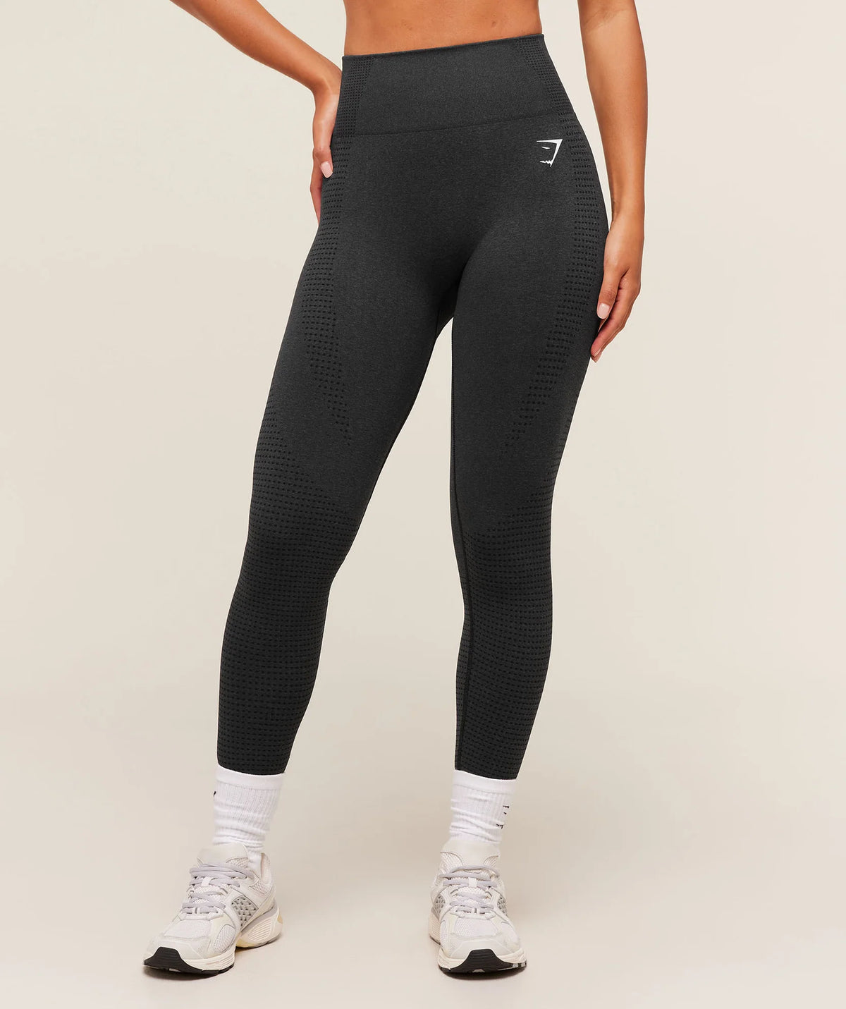 Gymshark Vital Regular Leggings Black Marl