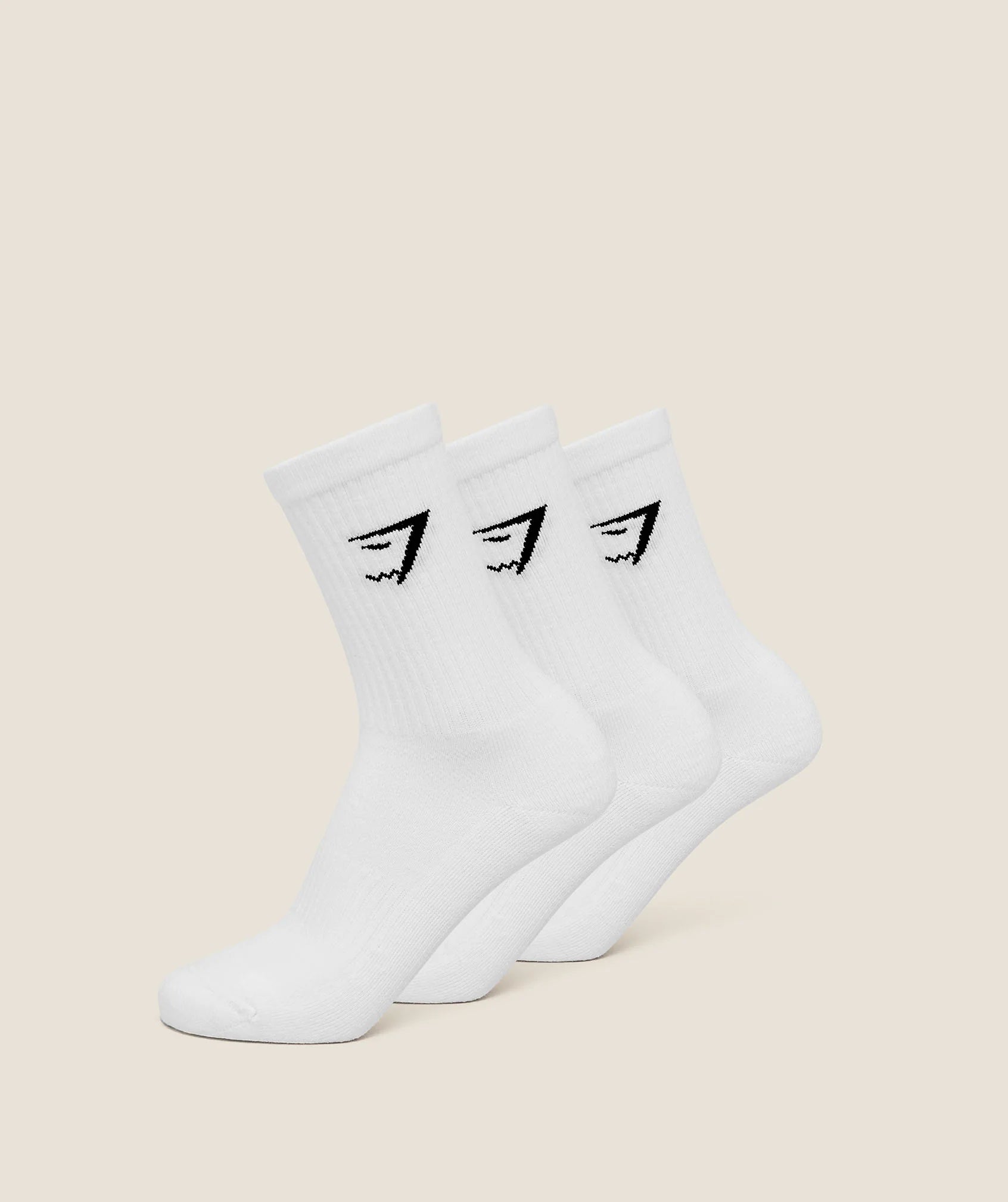 Gymshark Performance Crew Socks 3pk - Large