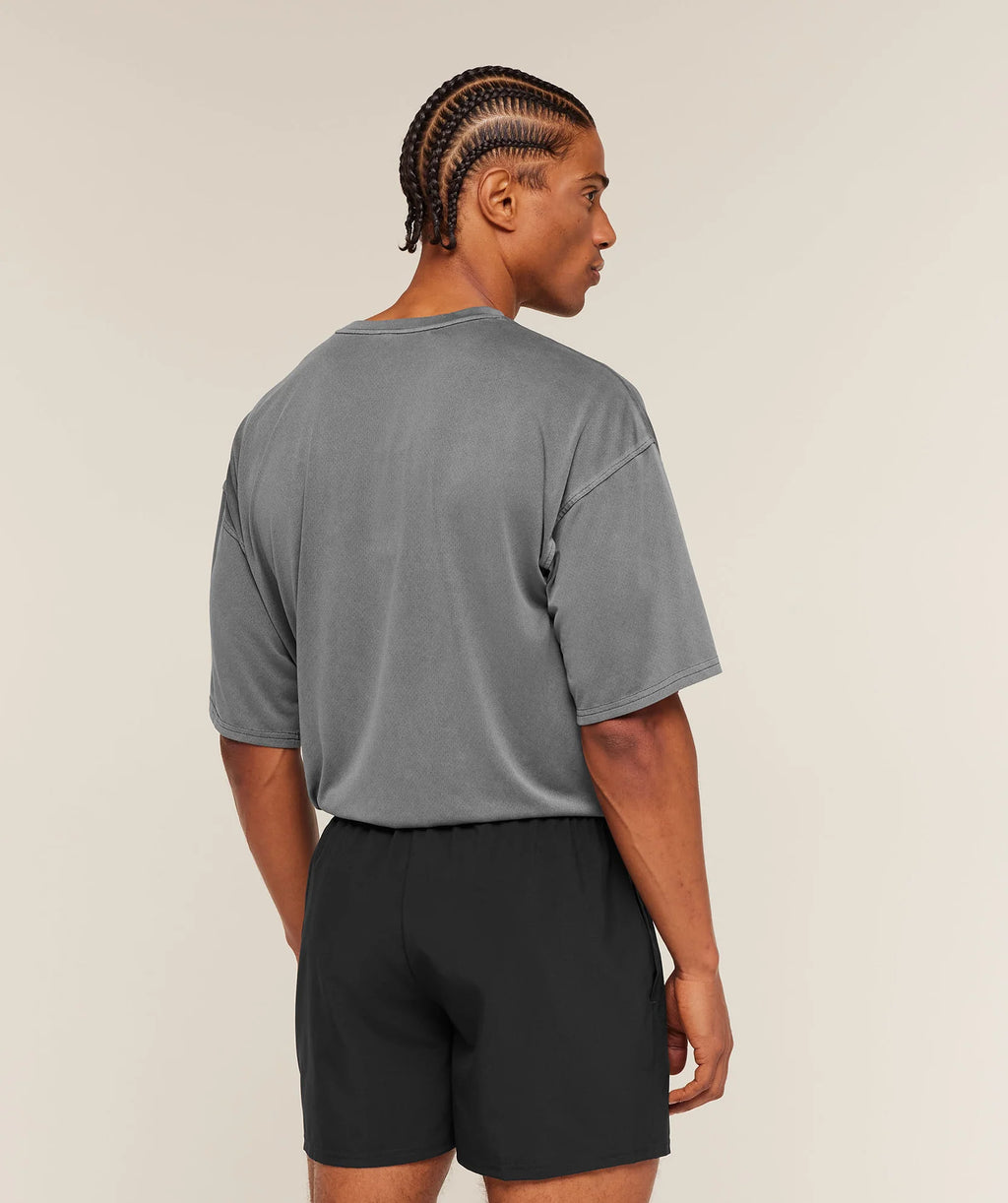 Gymshark Washed Pastels T-Shirt Black/Wash
