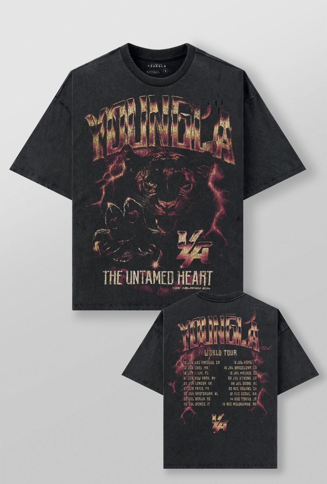 Vintage World Tour Tees Wild Instinct
