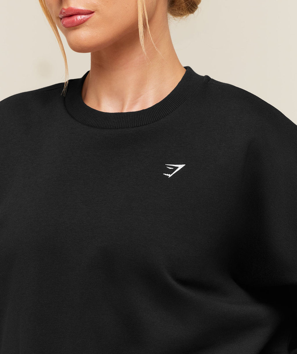 Gymshark Training Oversized Boxy Sweatshirt Black