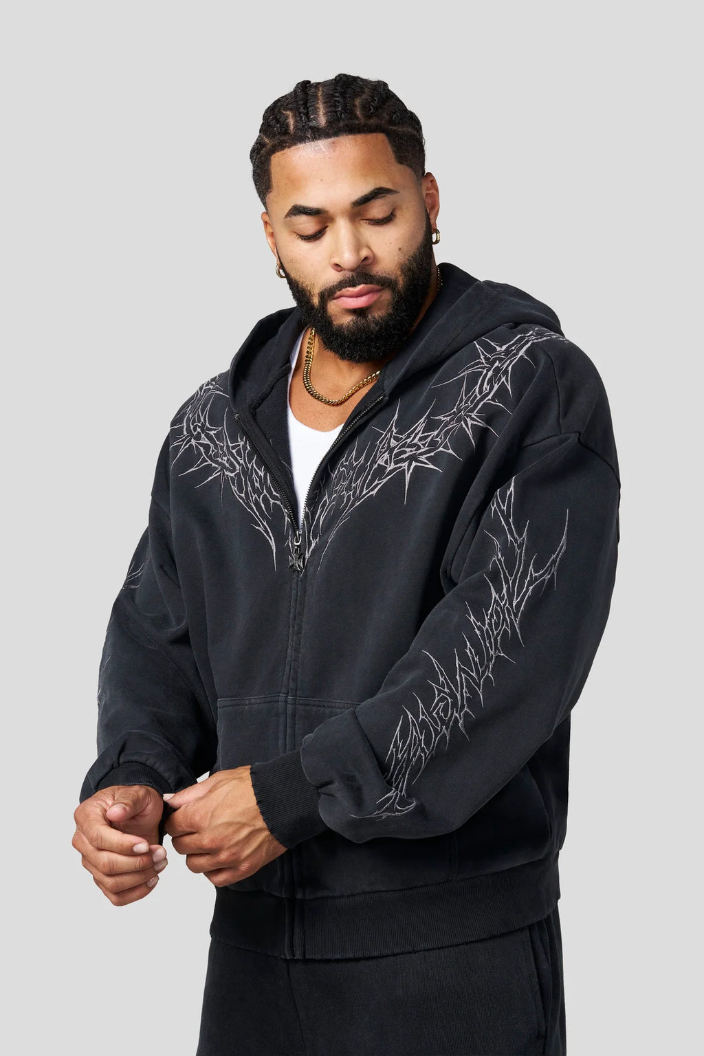 YoungLA Vengeance Zip-Ups Black Wash