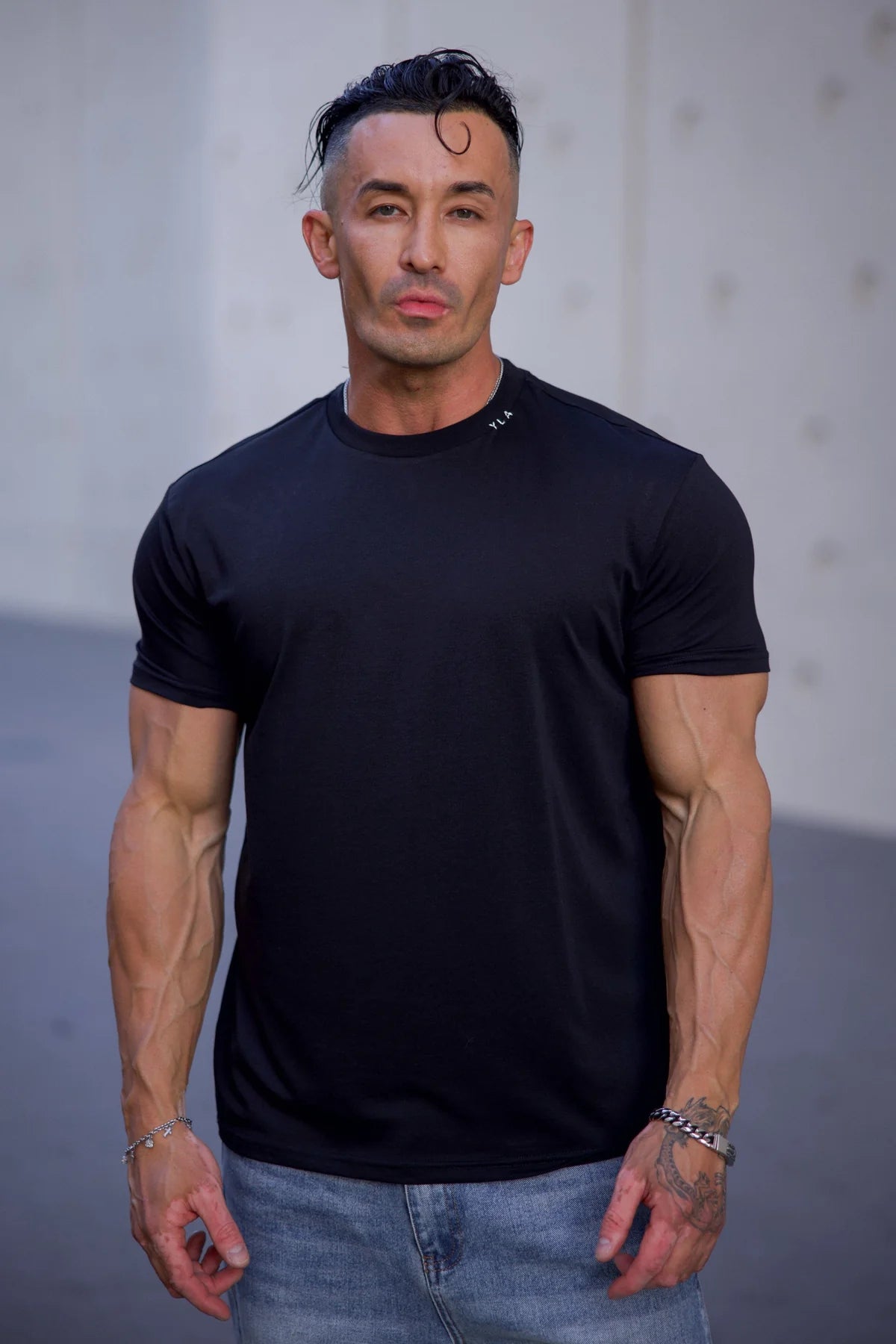 YoungLA AeroTech Fitted Tee Black