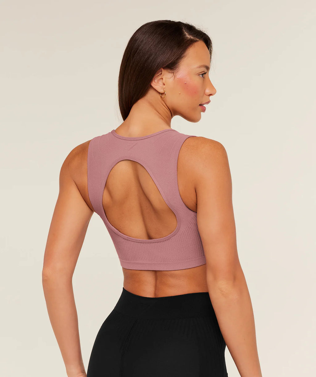 Gymshark Luxe Light Support Sports Bra Calm Pink