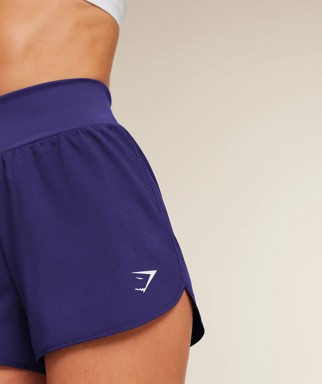 Gymshark Woven Shorts Indigo Purple