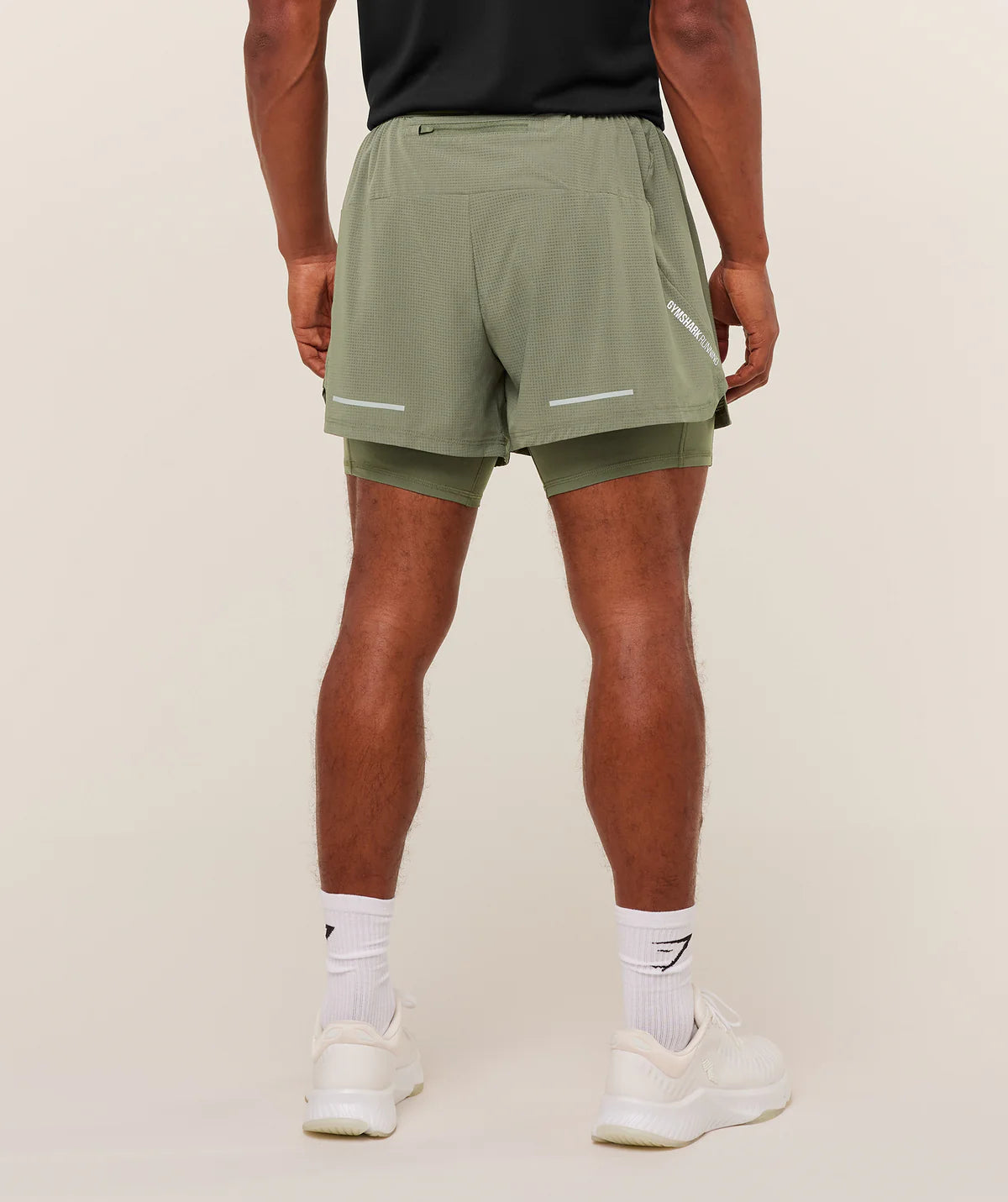 Gymshark Running 4” 2-in-1 Shorts Base Green