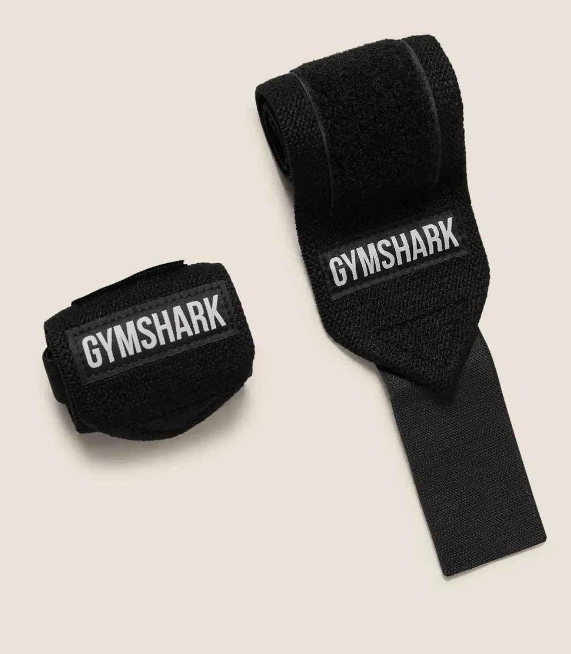 Gymshark Wrist Straps One Size Black