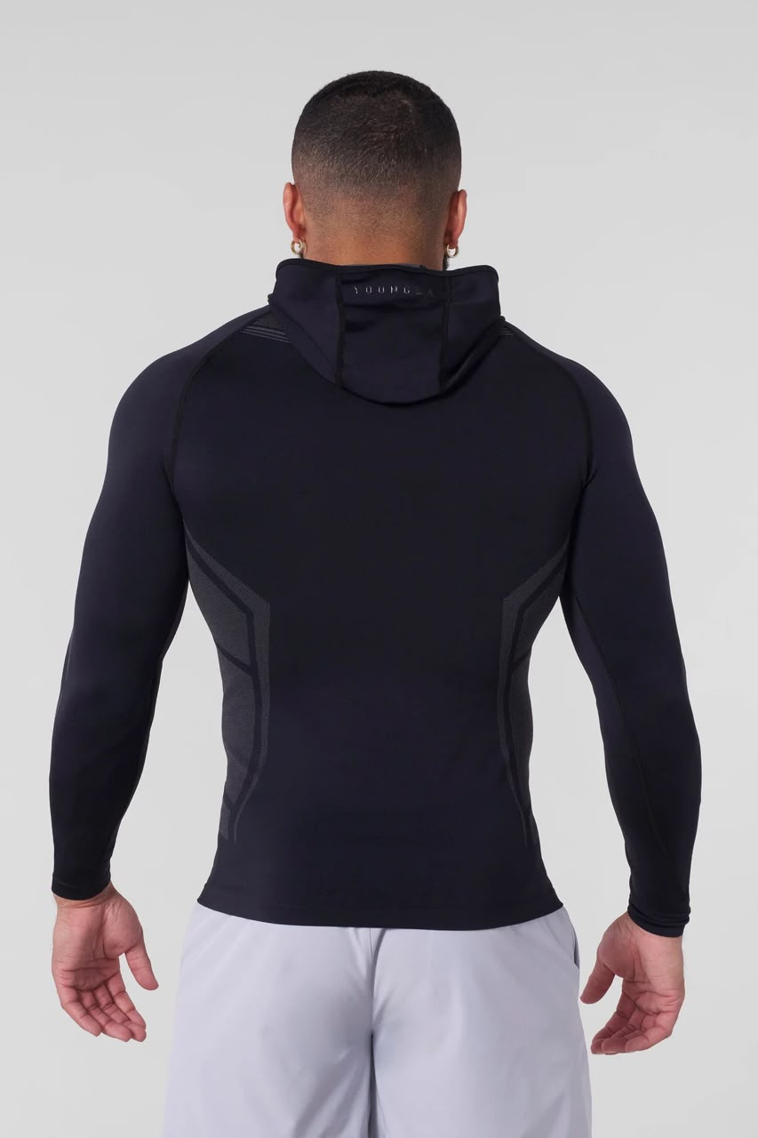 YoungLA Warrior Compression Hoodies Black