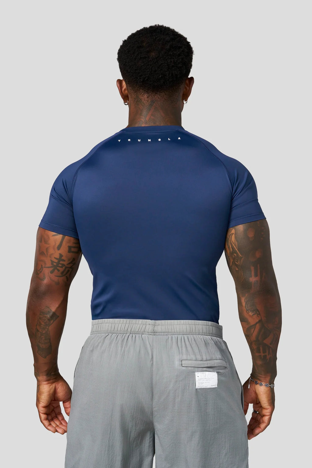 YoungLA Form Compression Tees Navy
