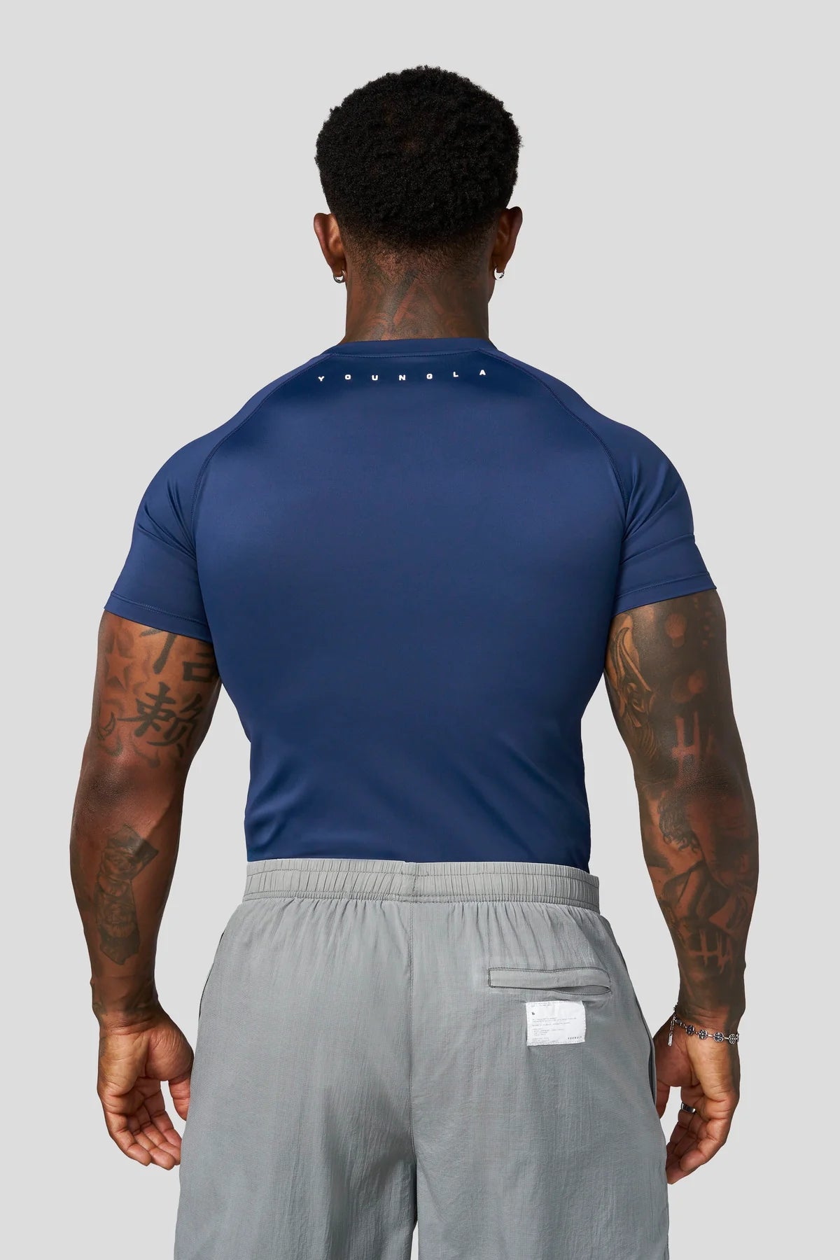 YoungLA Form Compression Tees Navy