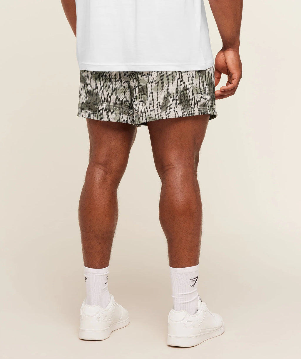 Gymshark Lifting Mesh 5" Shorts Pebble Grey