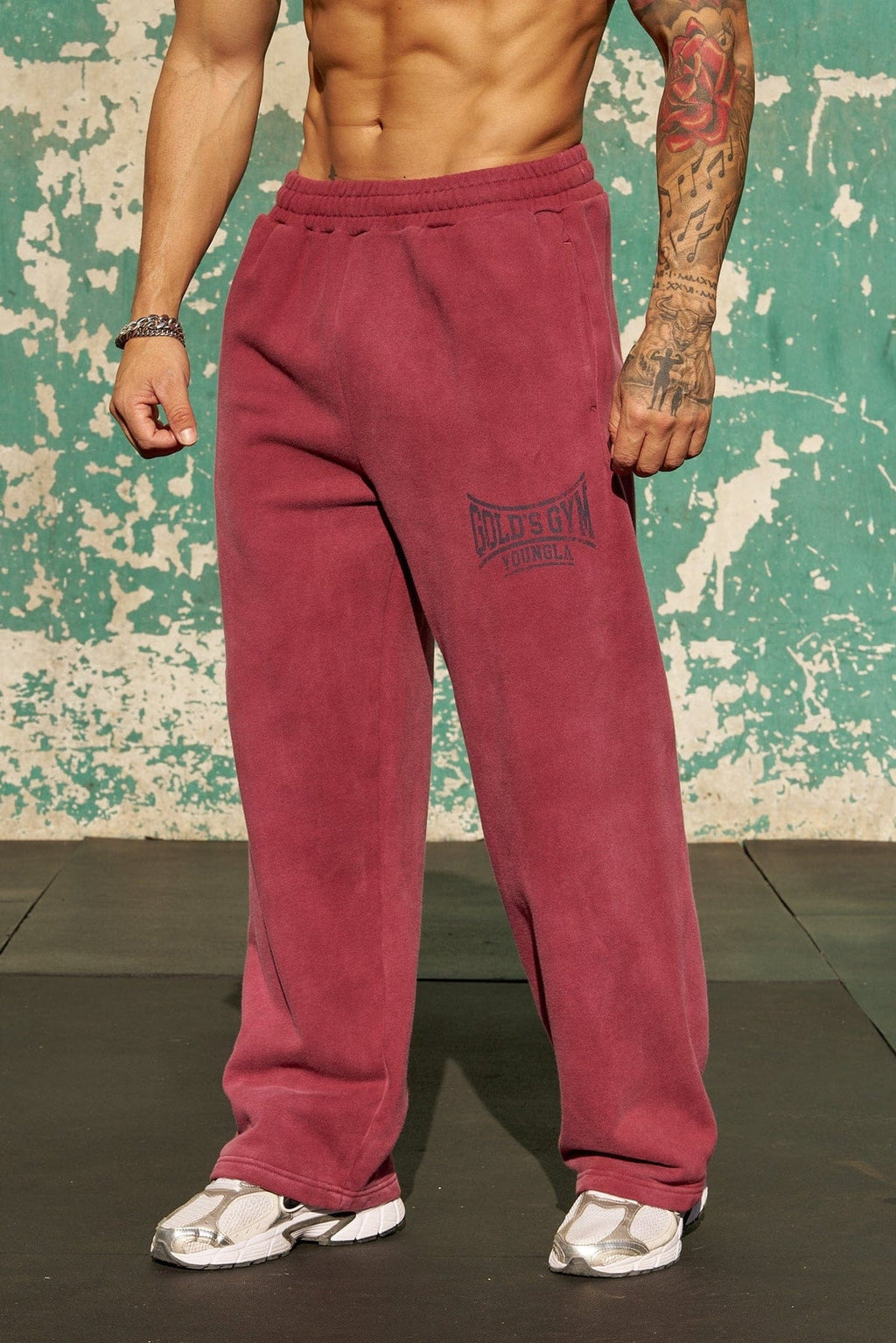 YoungLA GOLD'S IRON LEGACY HERITAGE SWEATS