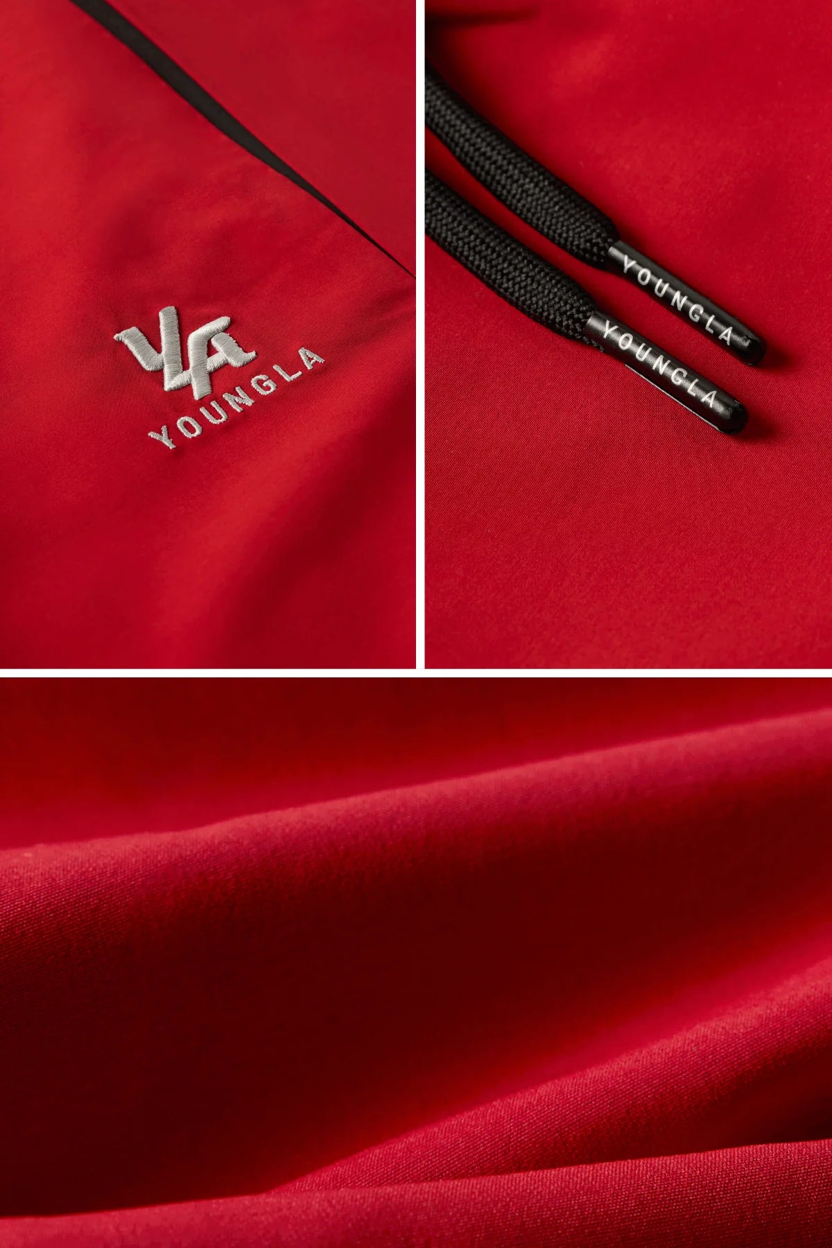 Young LA Fight Week Tracksuit Pants Red/Black
