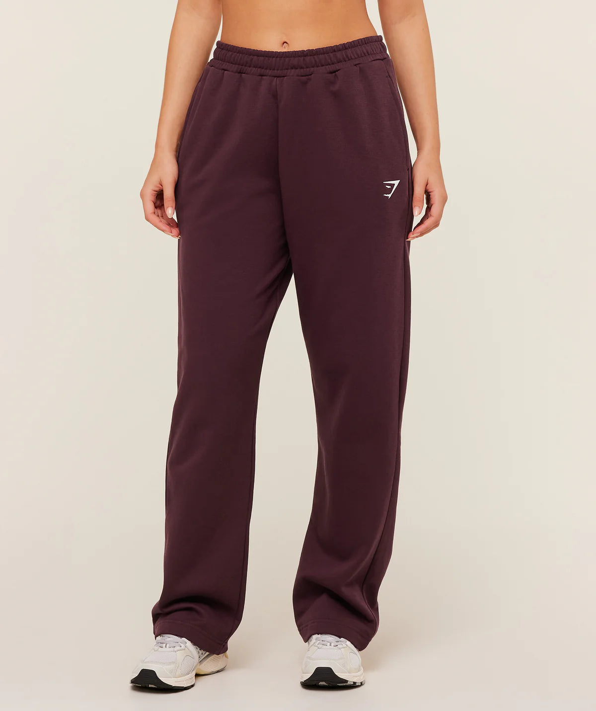 GYMSHARK TRAINING FLEECE STRAIGHT LEG REGULAR JOGGERS Cherry Purple