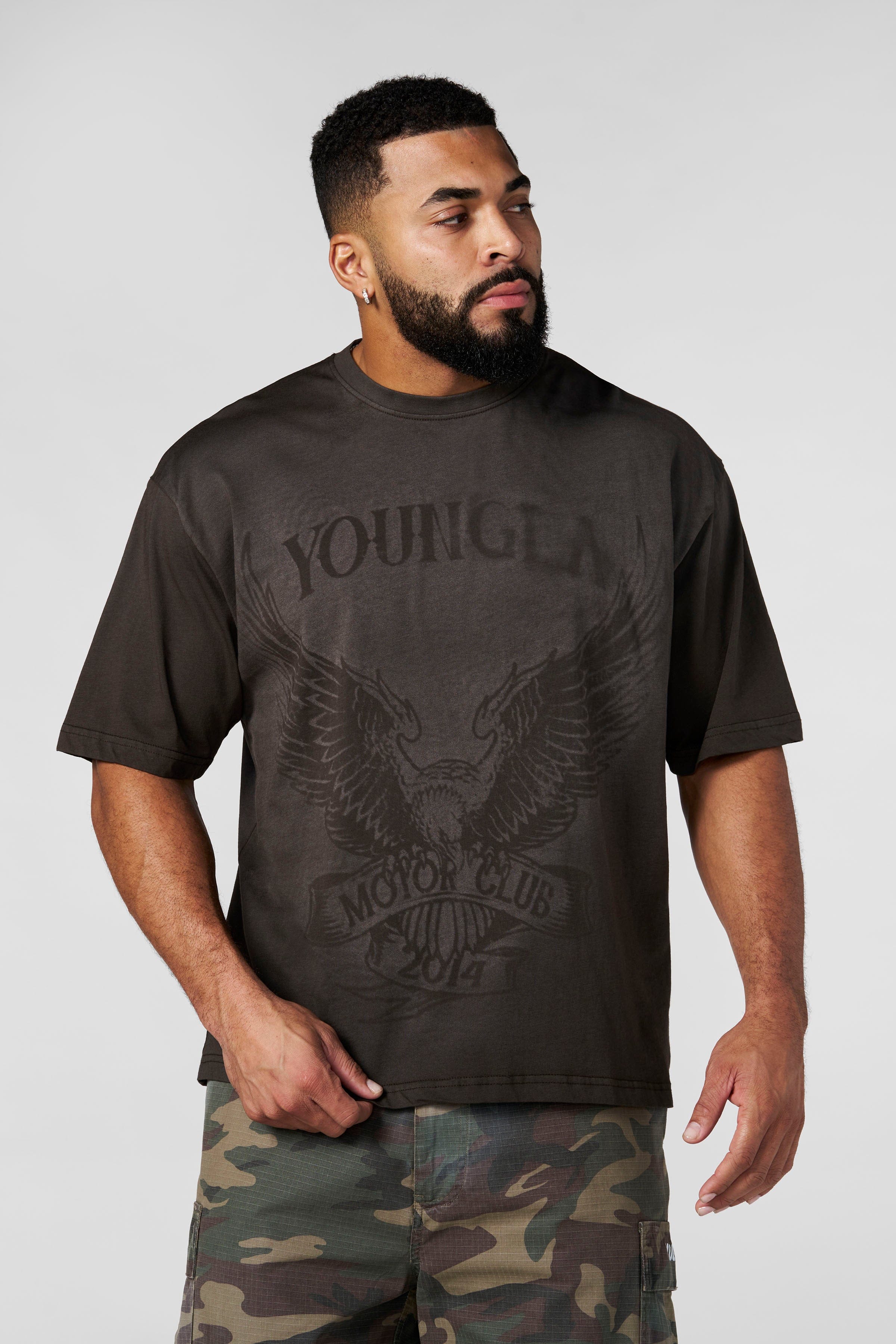Shadow Vintage Tees Brown Wash