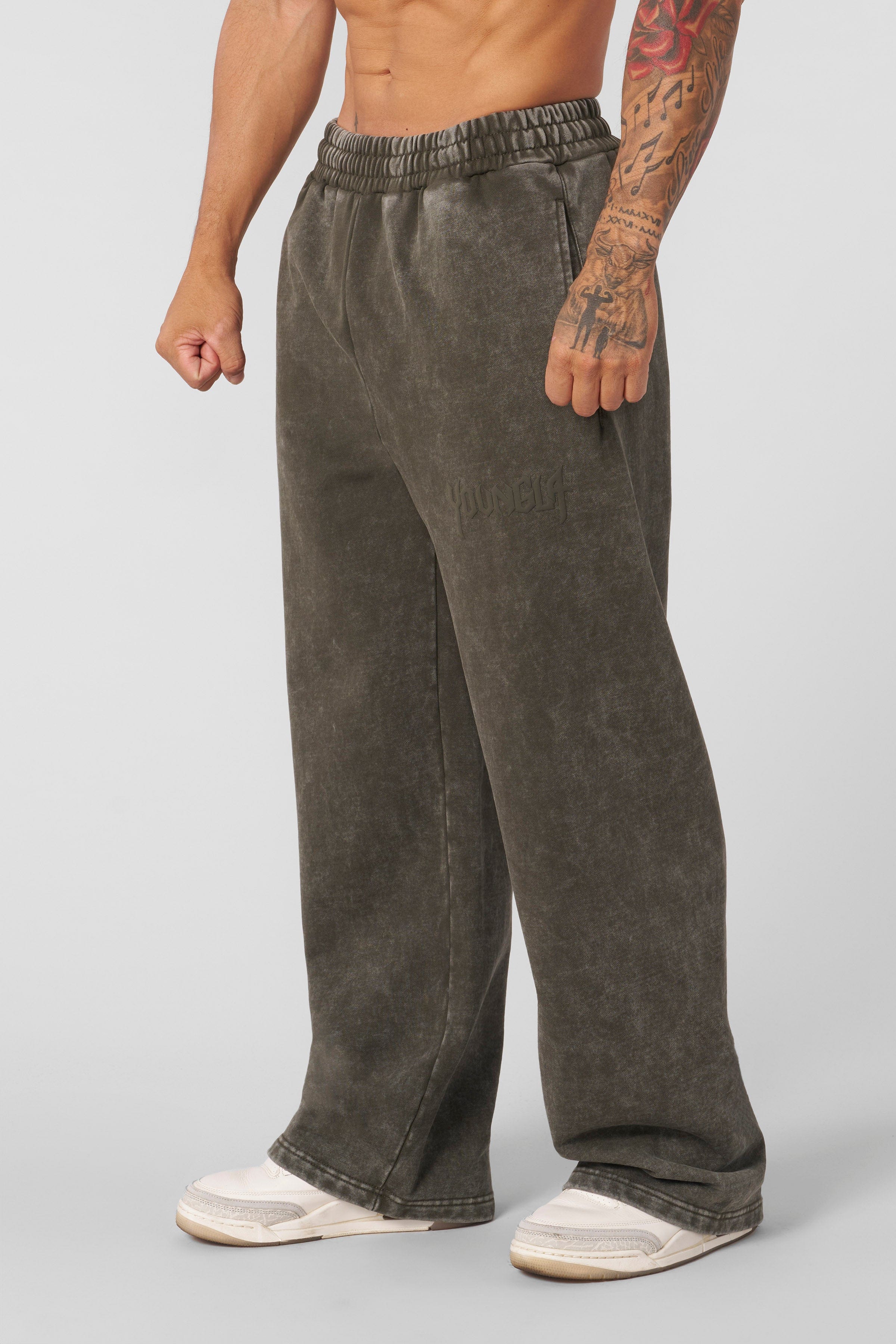 The Midnight Collection - Joggers Hunter Green Wash