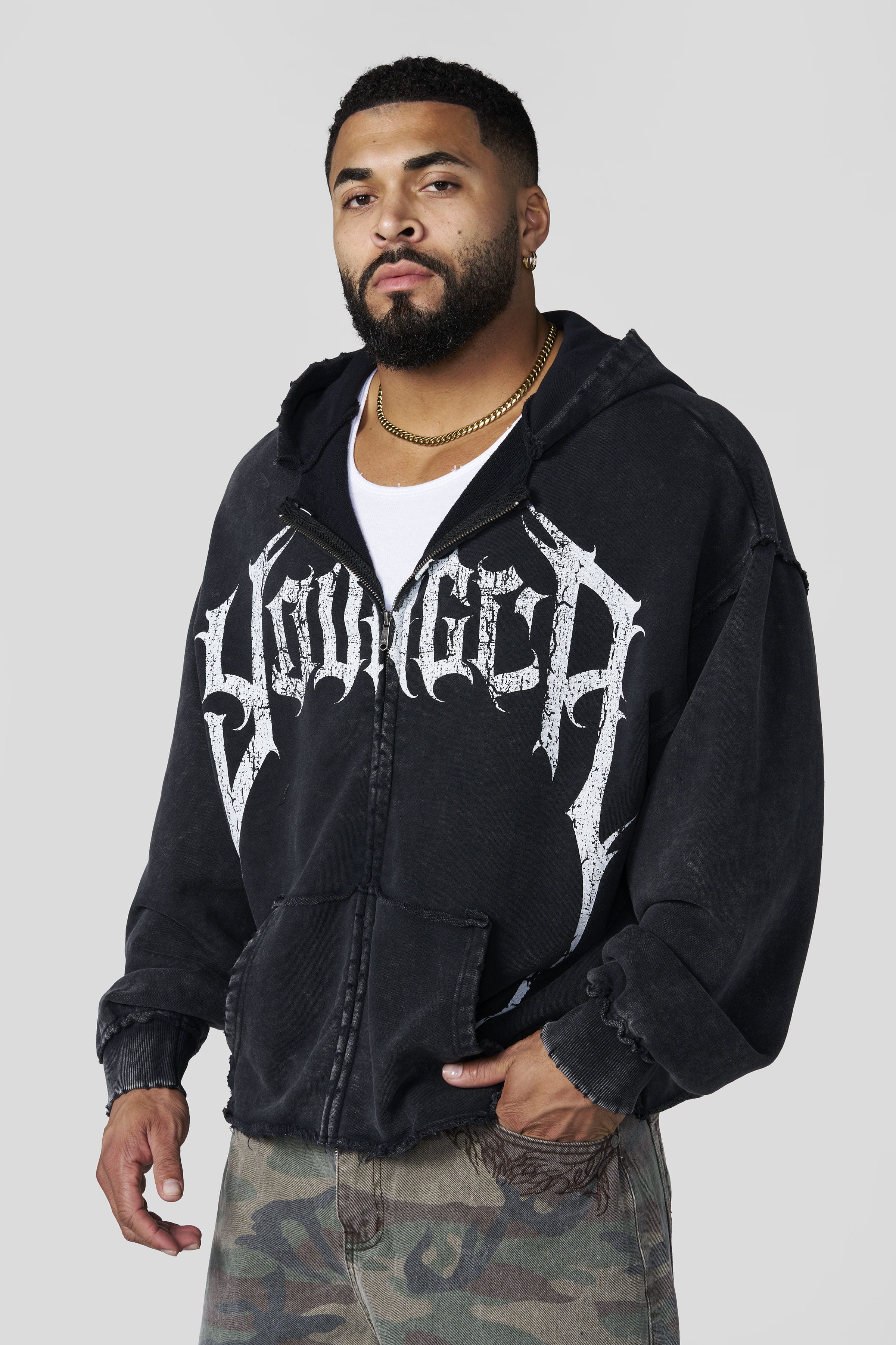 Hardstyle Zip-Ups Black Wash
