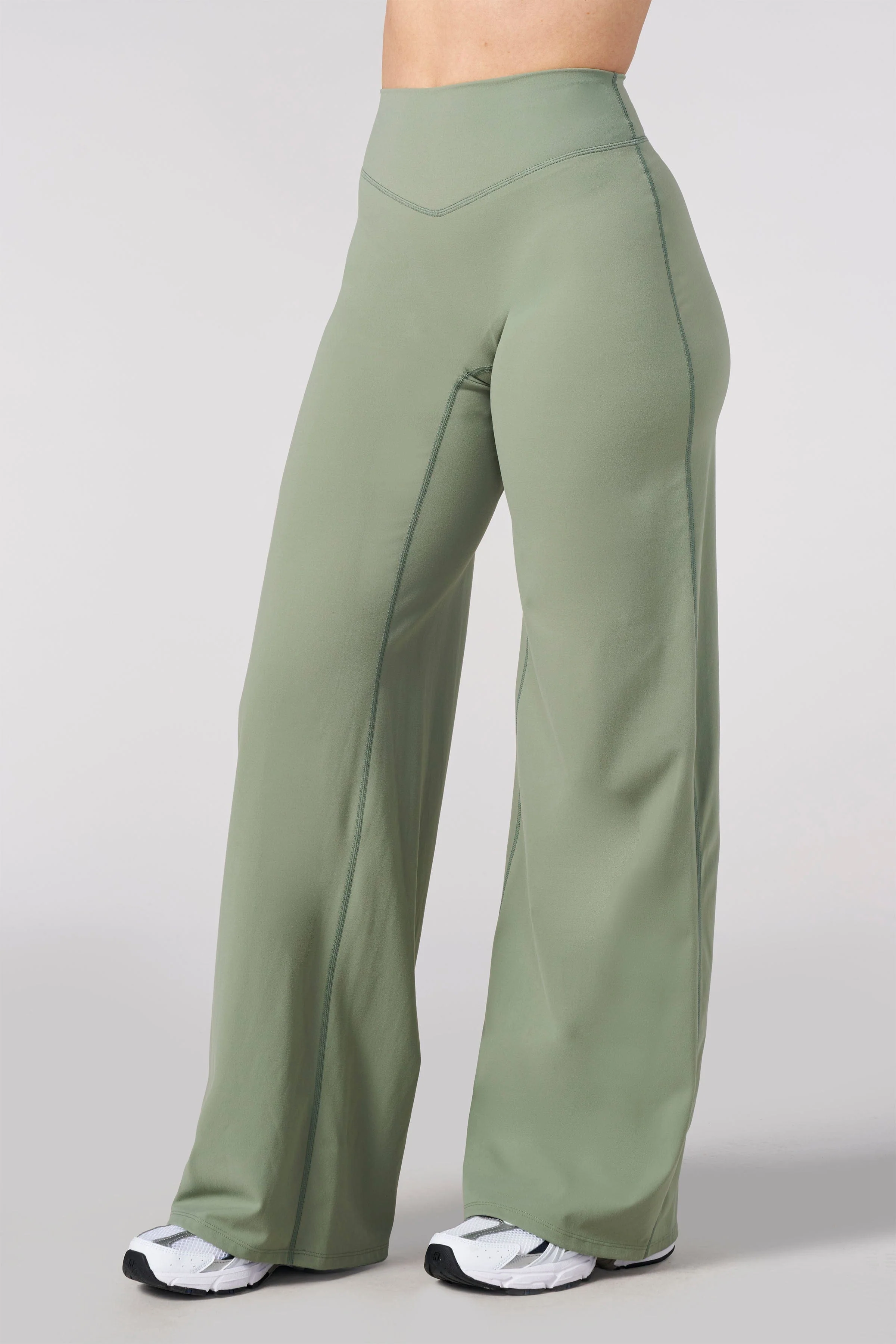 Kove Wide Leg Flare Leggings (Regular) Green